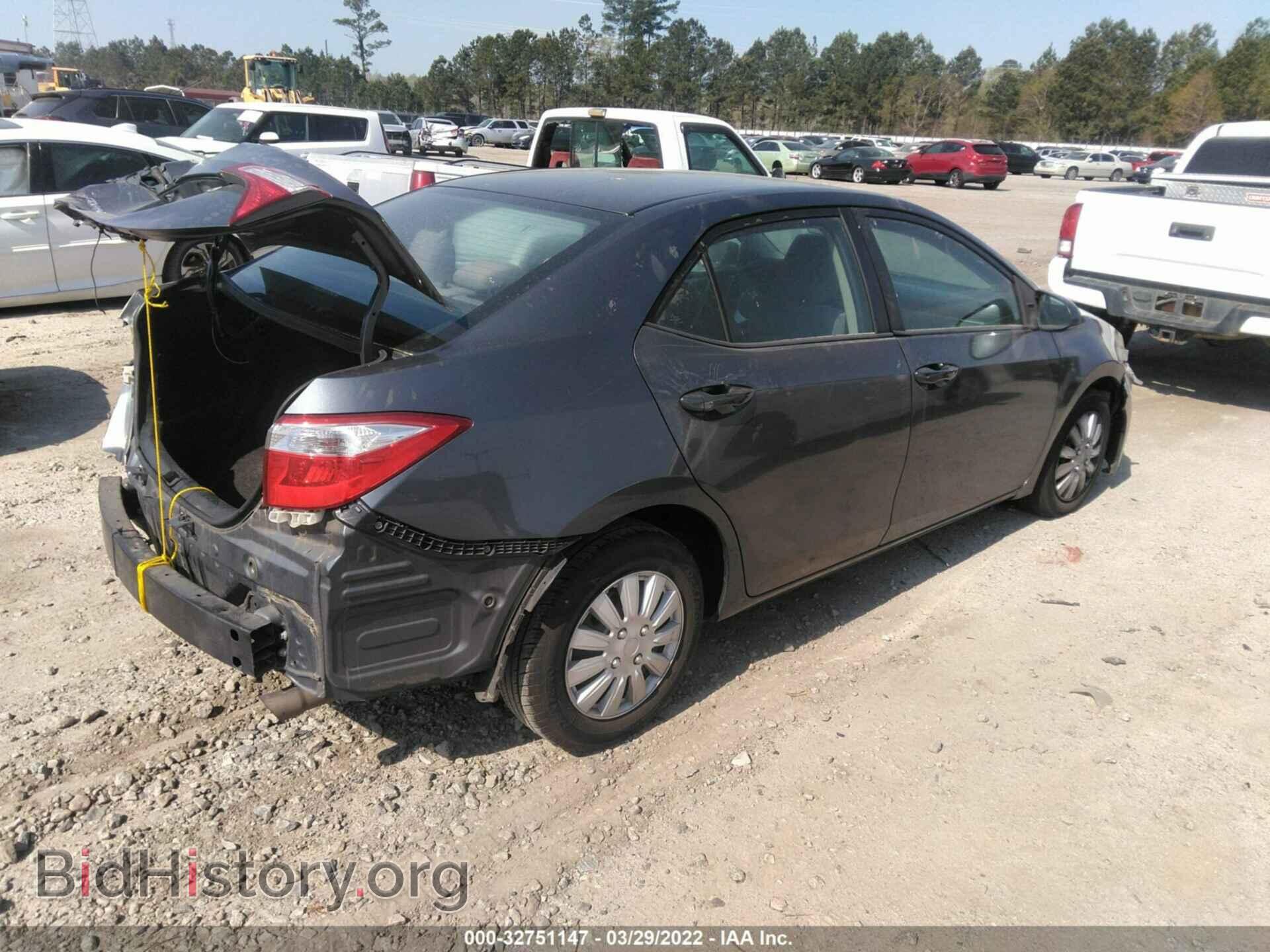2014 TOYOTA COROLLA - VIN: 2T1BURHE1EC025598 - Фото 4