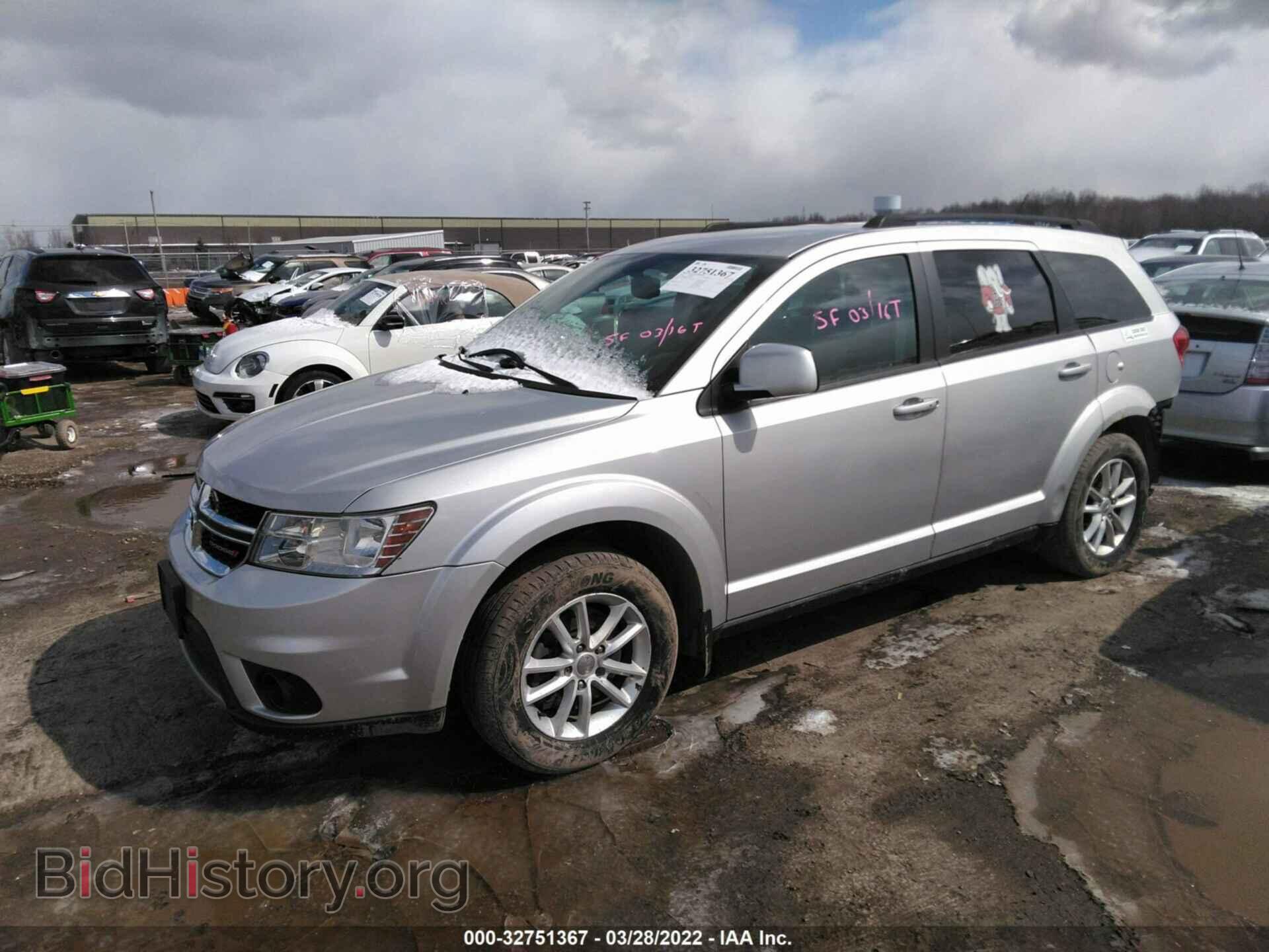 2014 DODGE JOURNEY - VIN: 3C4PDCBB5ET132653 - Фото 2