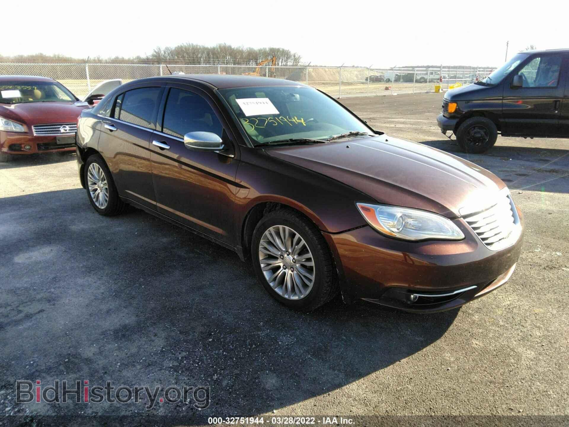 Фотография 1C3CCBCB9CN301925 - CHRYSLER 200 2012