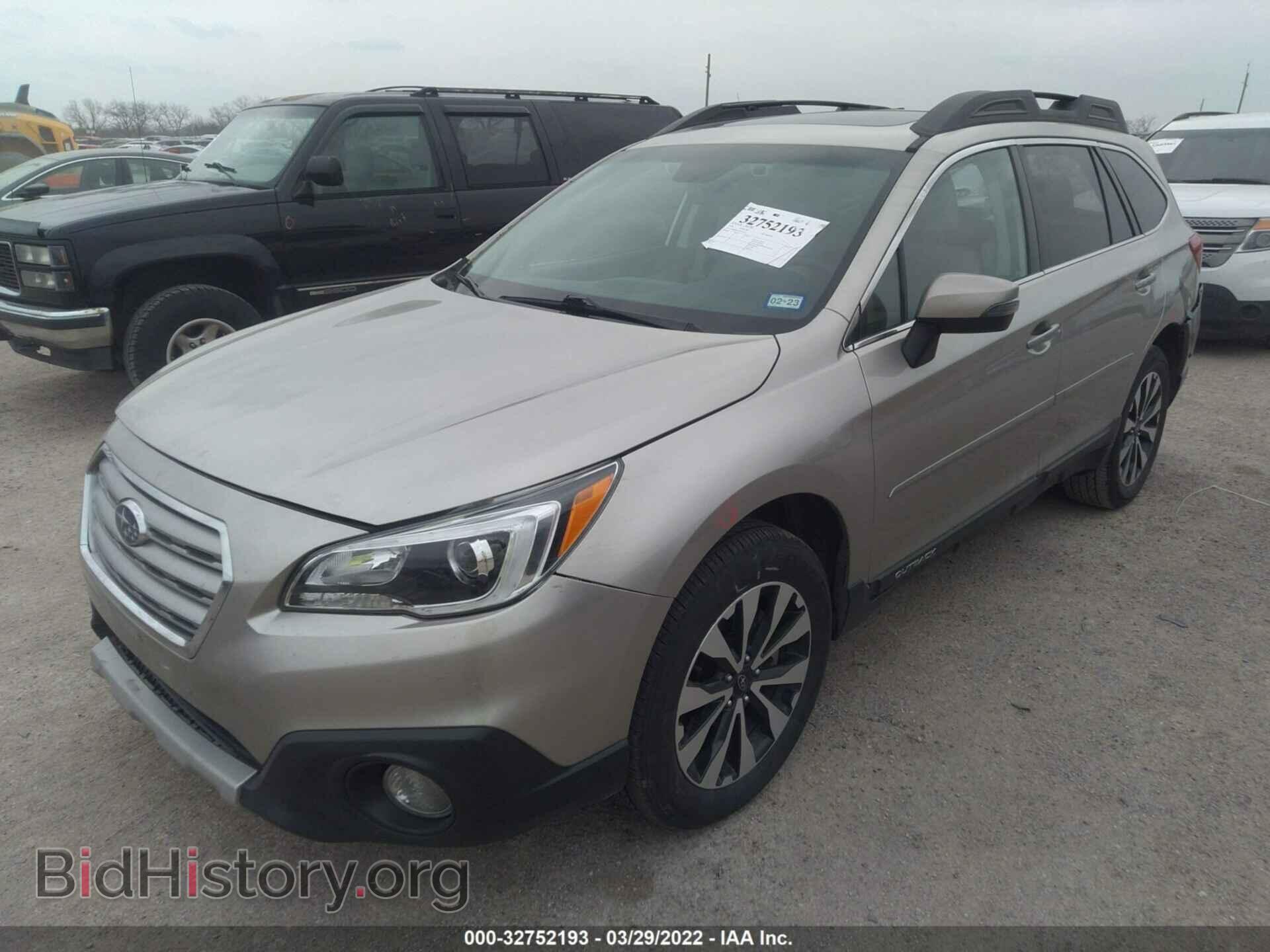 2016 SUBARU OUTBACK - VIN: 4S4BSBNC5G3295151 - Фото 2