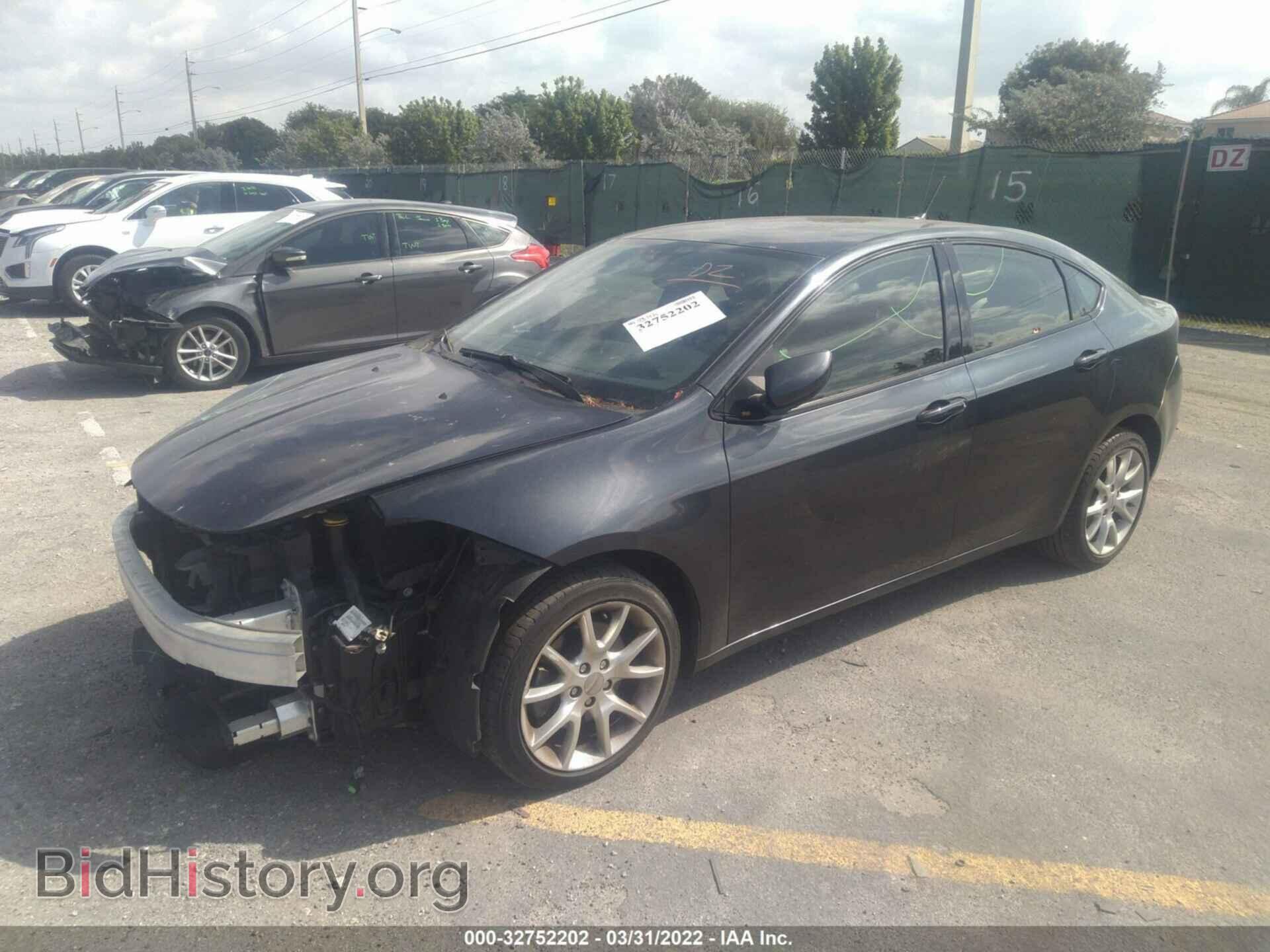 2013 DODGE DART - VIN: 1C3CDFBA7DD344129 - Фото 2