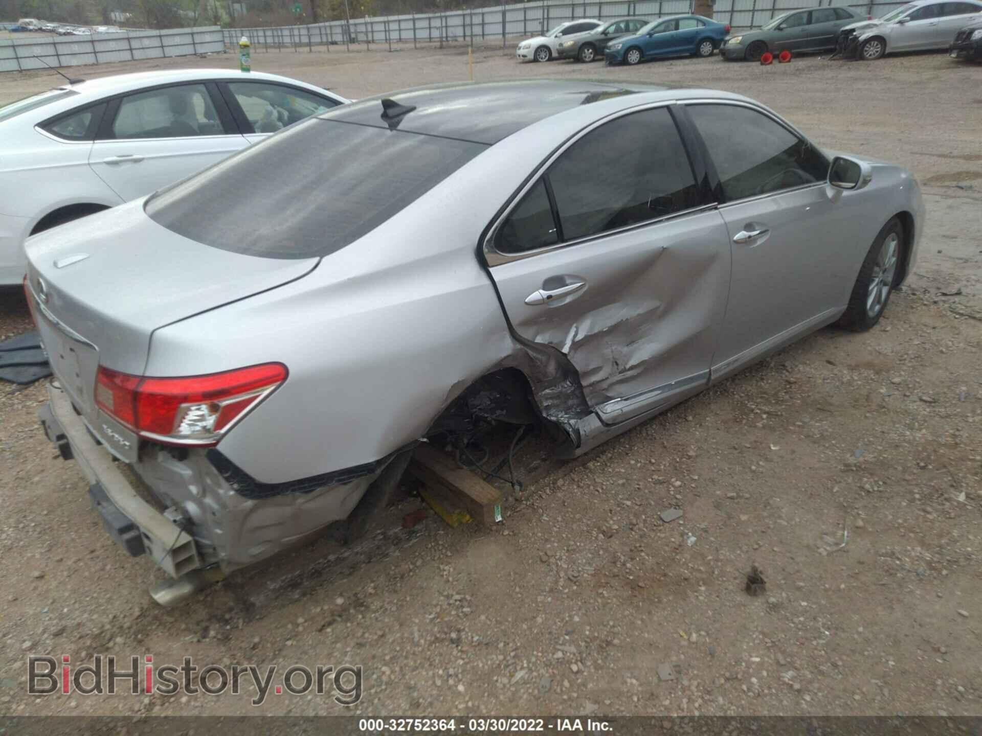 2010 LEXUS ES 350 - VIN: JTHBK1EG2A2343928 - Фото 4