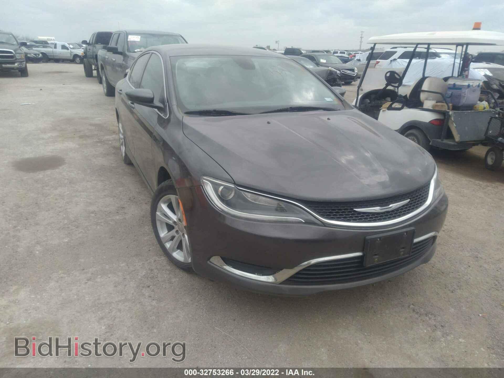 Фотография 1C3CCCAB5FN665904 - CHRYSLER 200 2015