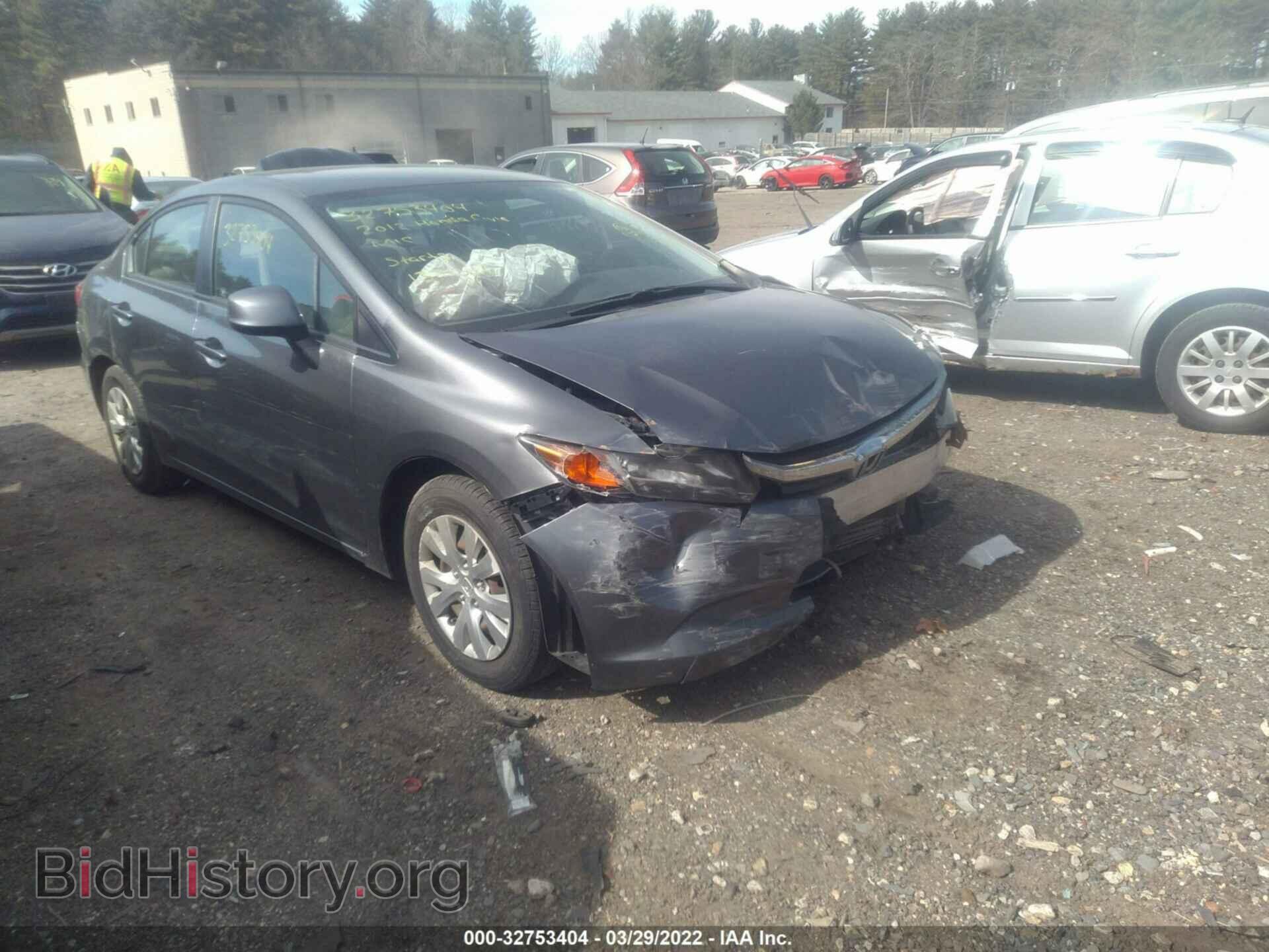 Photo 2HGFB2F55CH324792 - HONDA CIVIC SDN 2012
