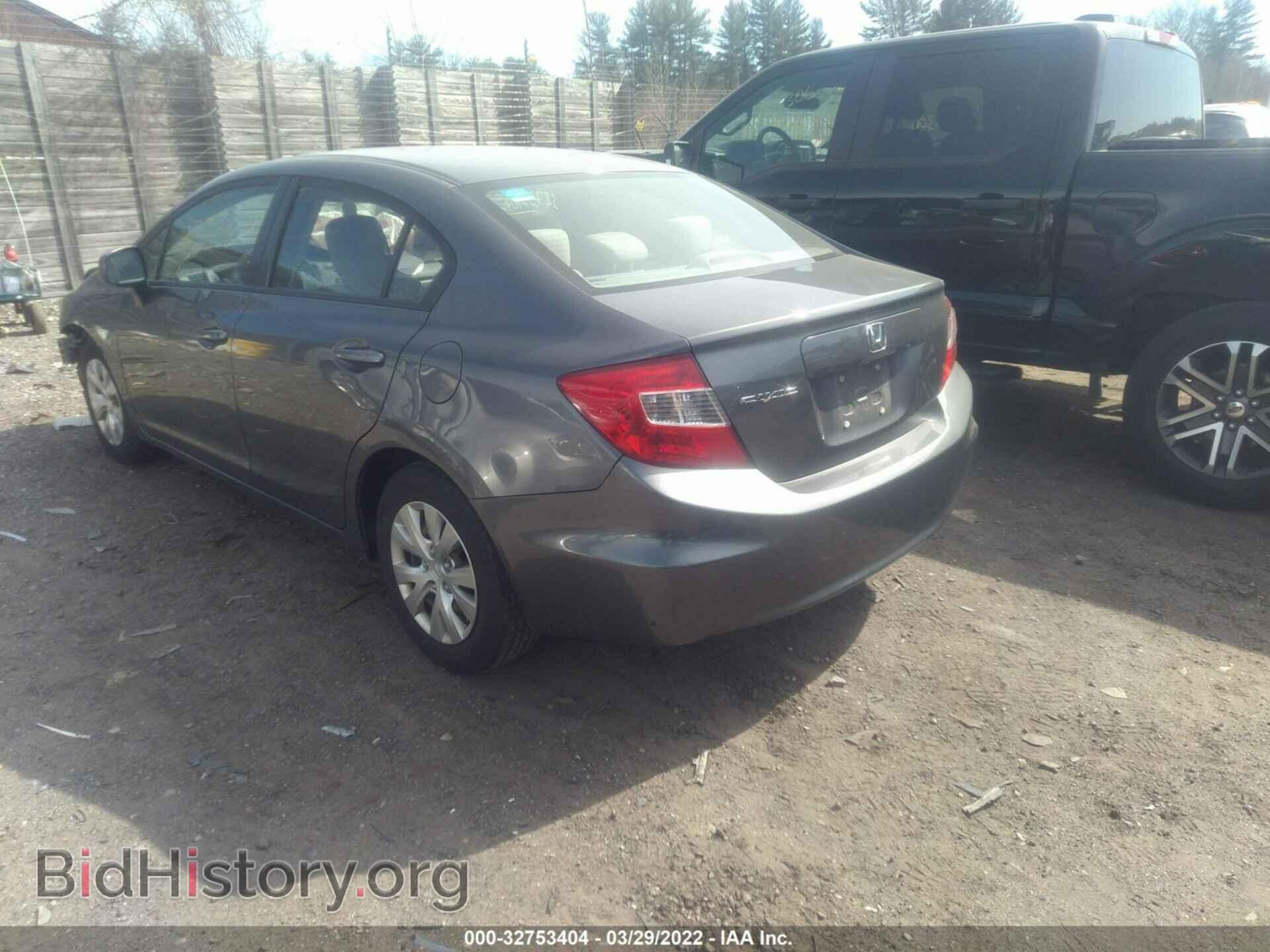 2012 HONDA CIVIC SDN - VIN: 2HGFB2F55CH324792 - Фото 3