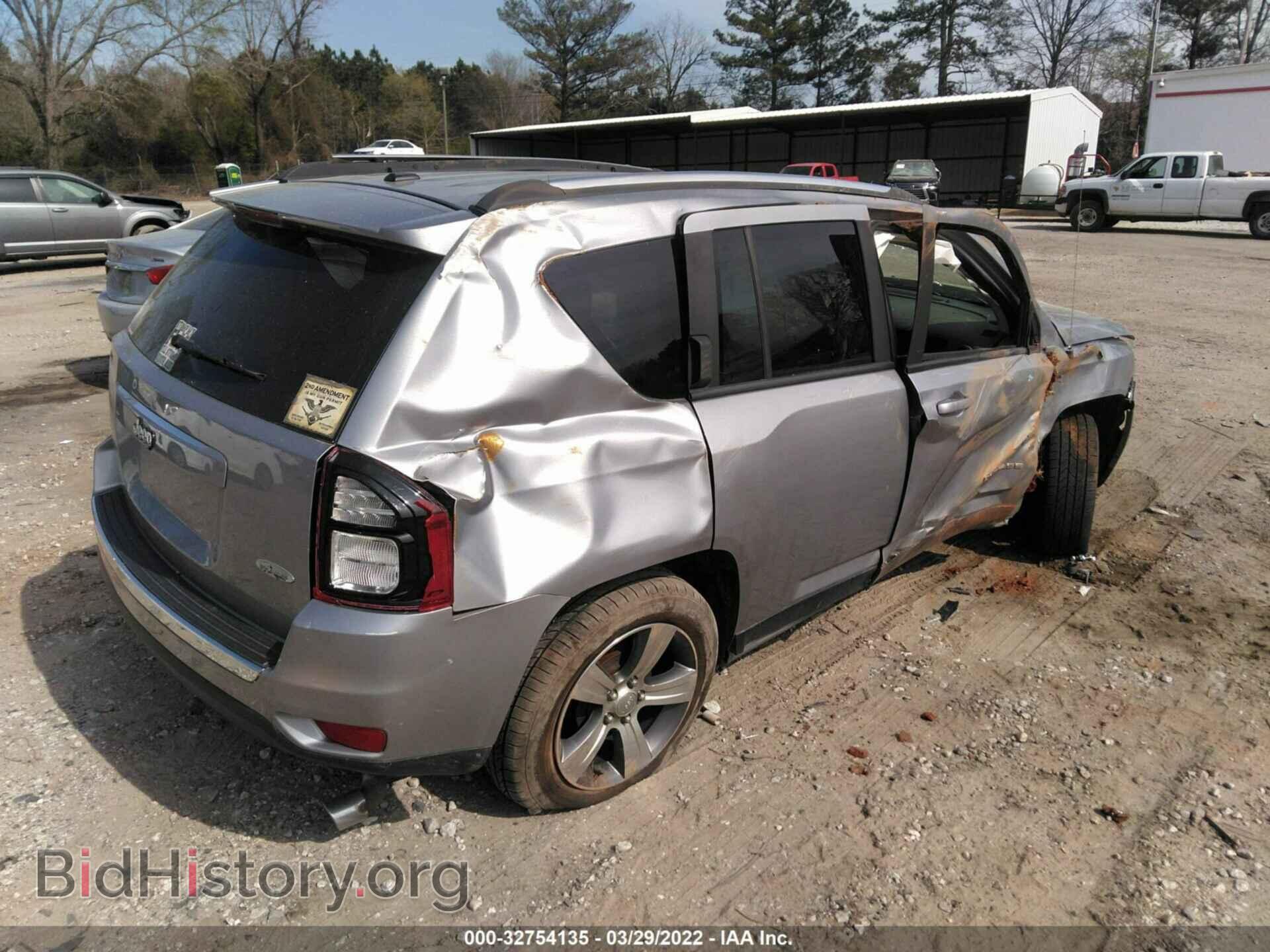 2016 JEEP COMPASS - VIN: 1C4NJCEA4GD790959 - Фото 4