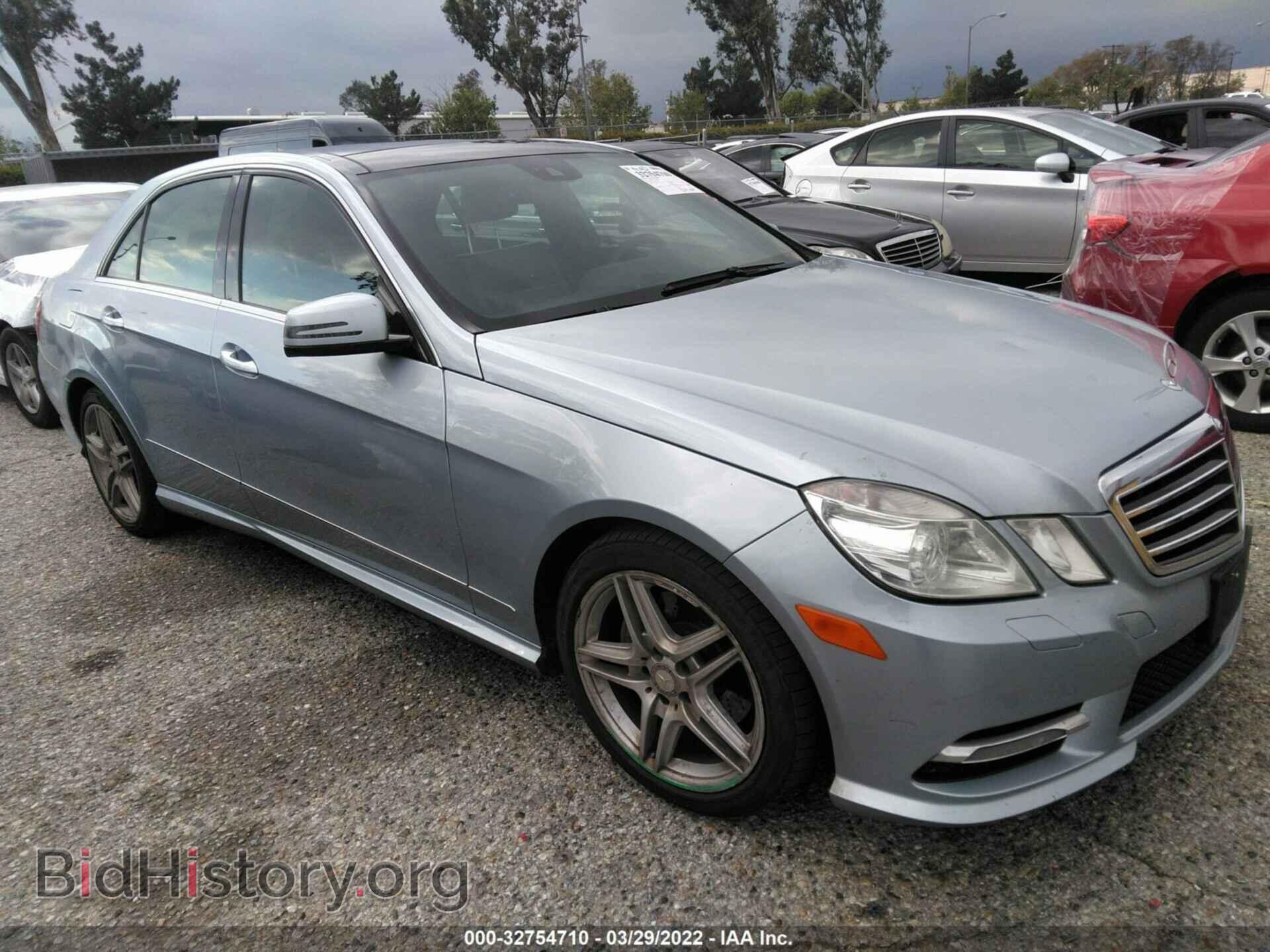 Photo WDDHF5KB4DA721764 - MERCEDES-BENZ E-CLASS 2013