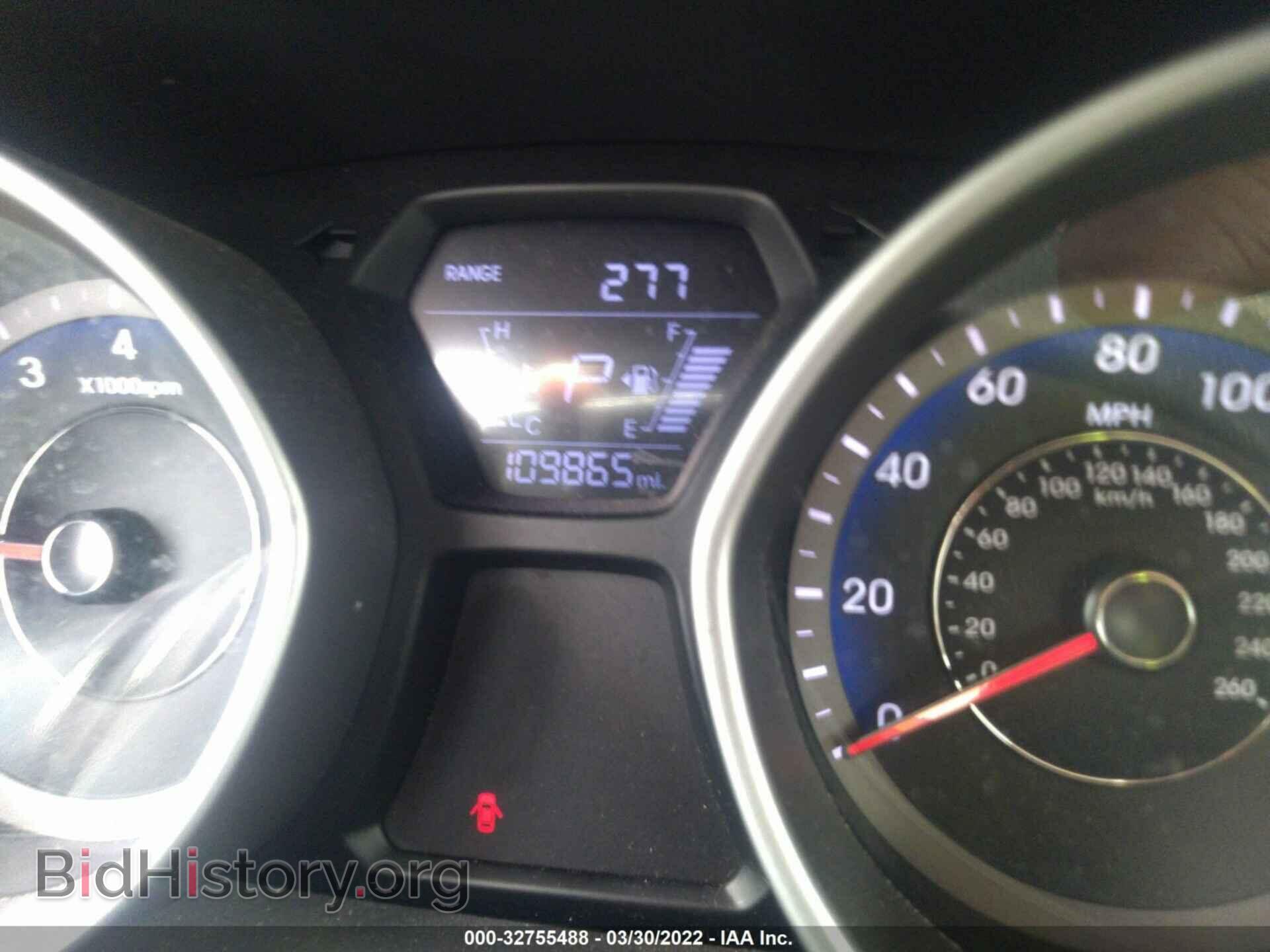 2014 HYUNDAI ELANTRA - VIN: KMHDH4AE2EU111947 - Фото 7