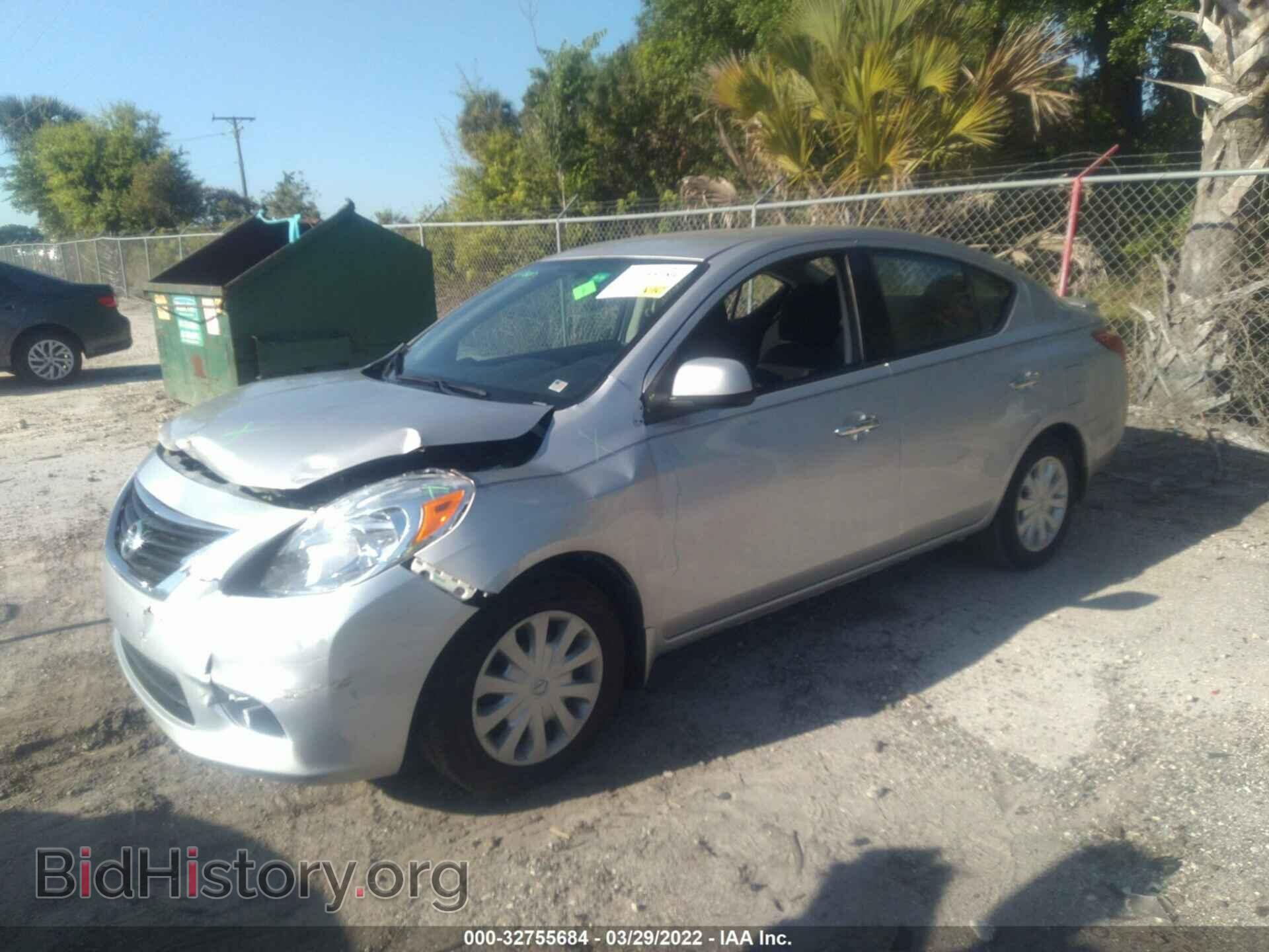 2014 NISSAN VERSA - VIN: 3N1CN7AP2EL819012 - Фото 2