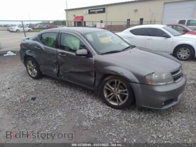 2013 Dodge AVENGER SXT, серый — VIN 1C3CDZCB2DN540952, IAAI