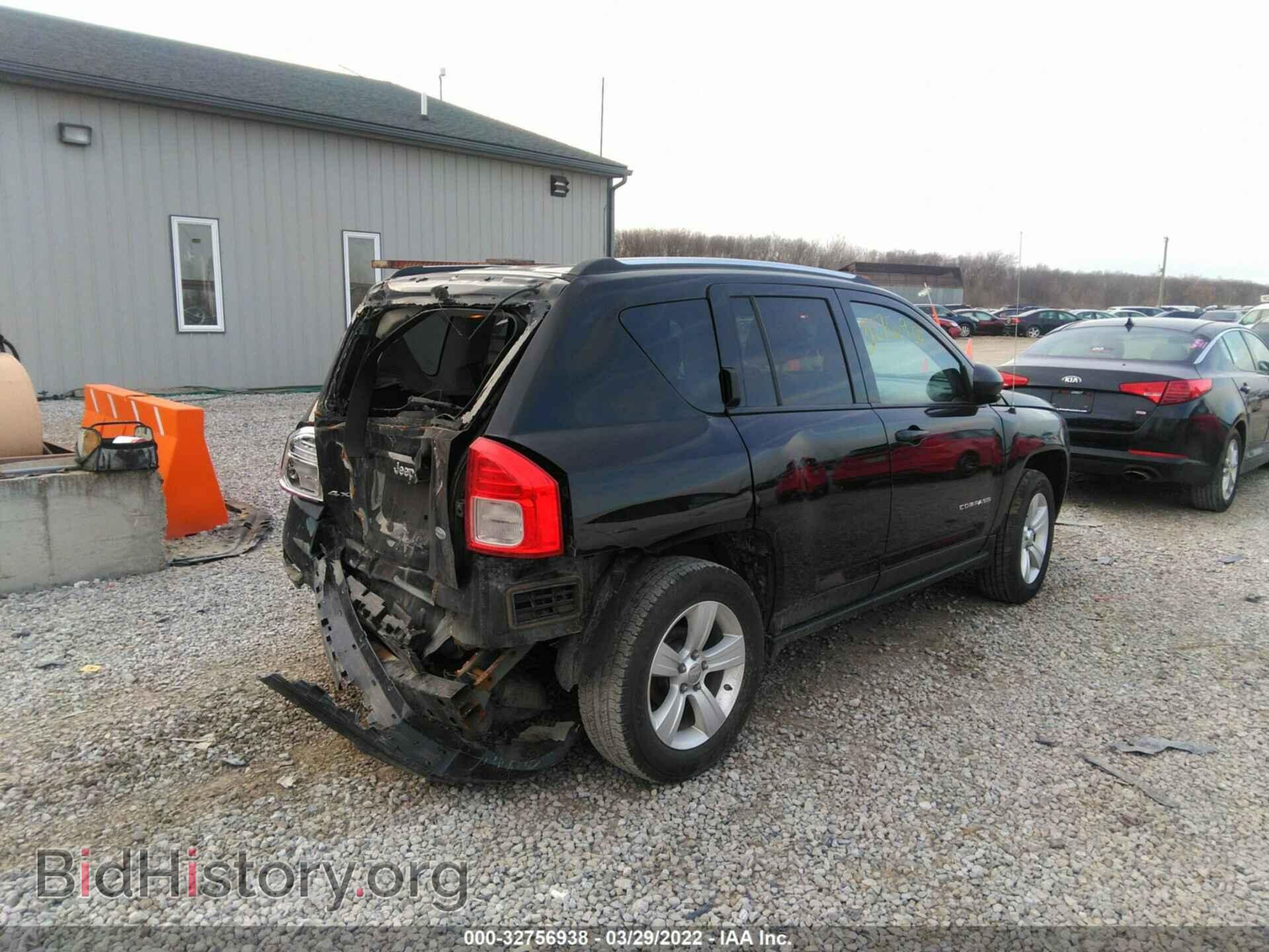 2012 JEEP COMPASS - VIN: 1C4NJDEB0CD515095 - Фото 4