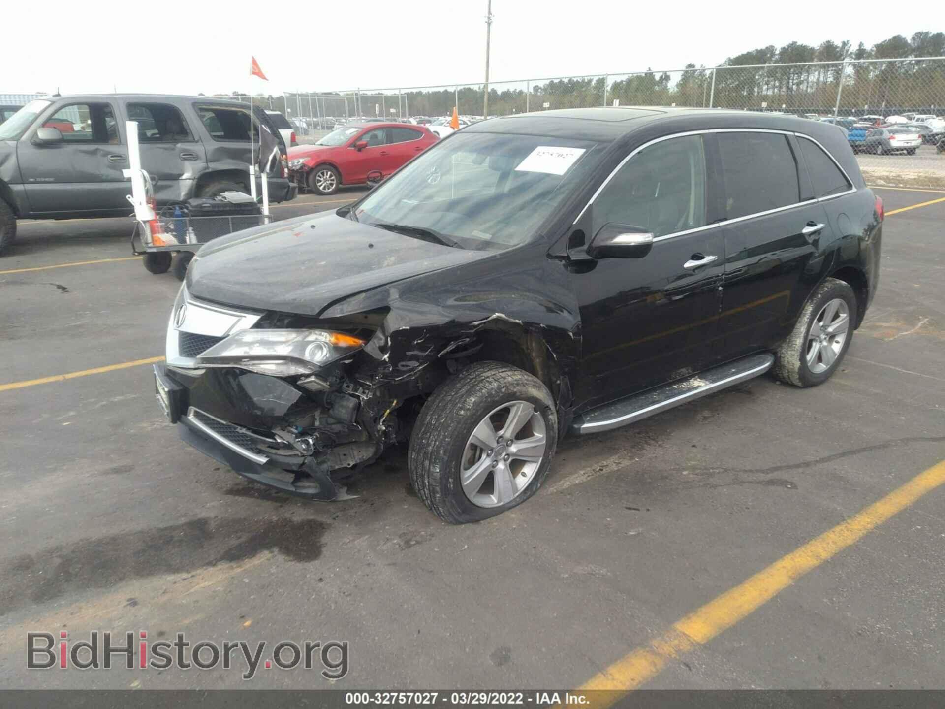 2010 ACURA MDX - VIN: 2HNYD2H25AH522882 - Фото 2
