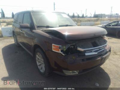 2012 Ford FLEX SEL, burgundy — VIN 2FMGK5CC0CBD22017, IAAI