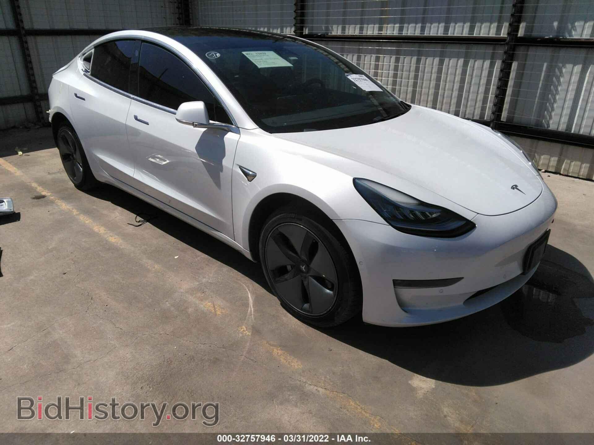 Photo 5YJ3E1EA1KF309860 - TESLA MODEL 3 2019