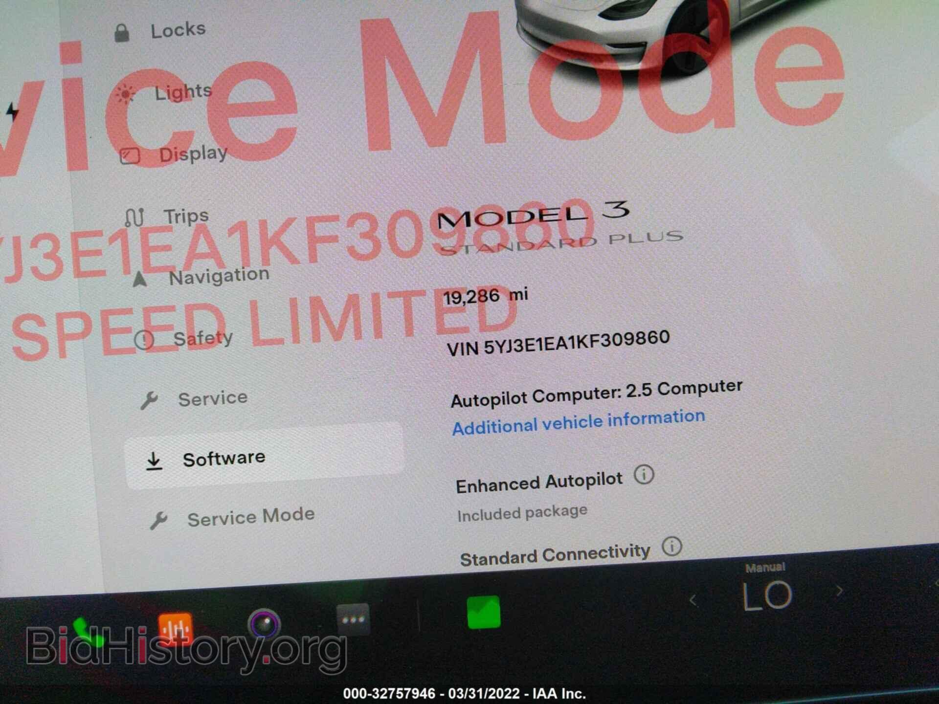 2019 TESLA MODEL 3 - VIN: 5YJ3E1EA1KF309860 - Photo 7