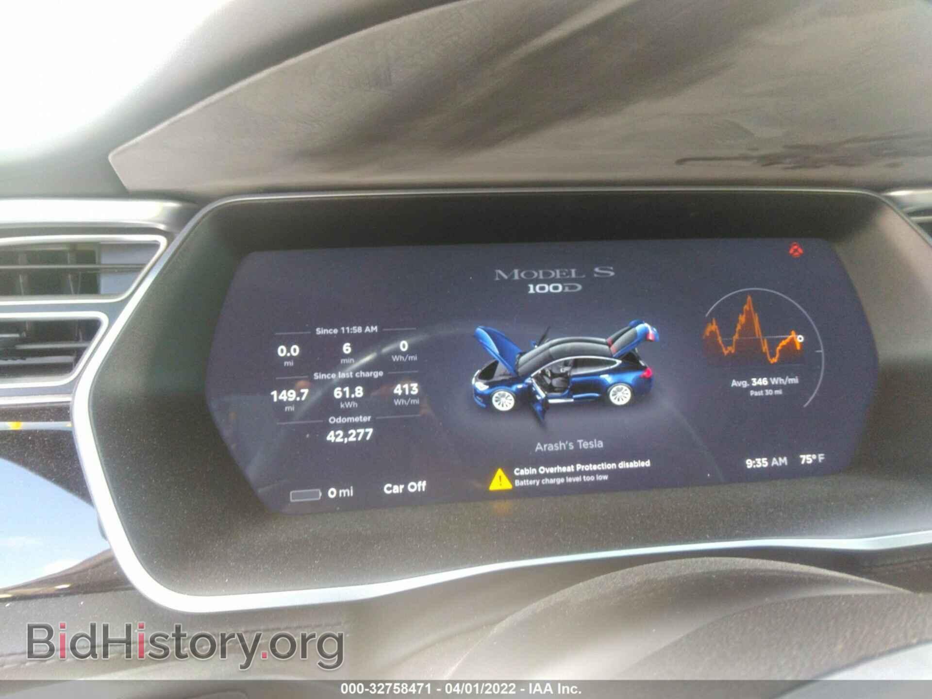 2017 TESLA MODEL S - VIN: 5YJSA1E2XHF208762 - Фото 7