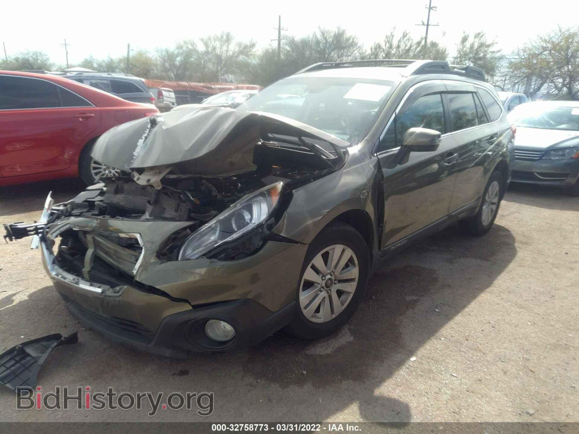 2015 SUBARU OUTBACK - VIN: 4S4BSAFC6F3292489 - Фото 2