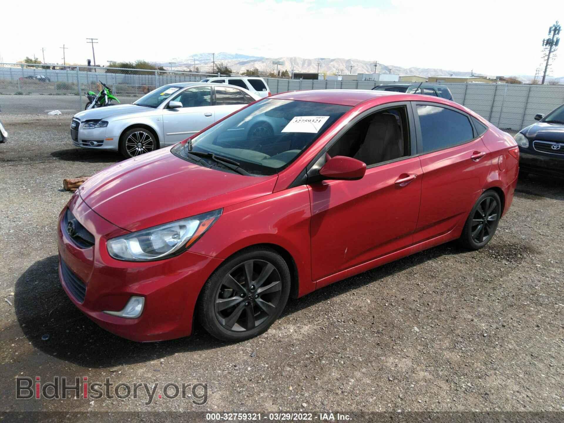 2013 HYUNDAI ACCENT - VIN: KMHCU4AE4DU285041 - Фото 2