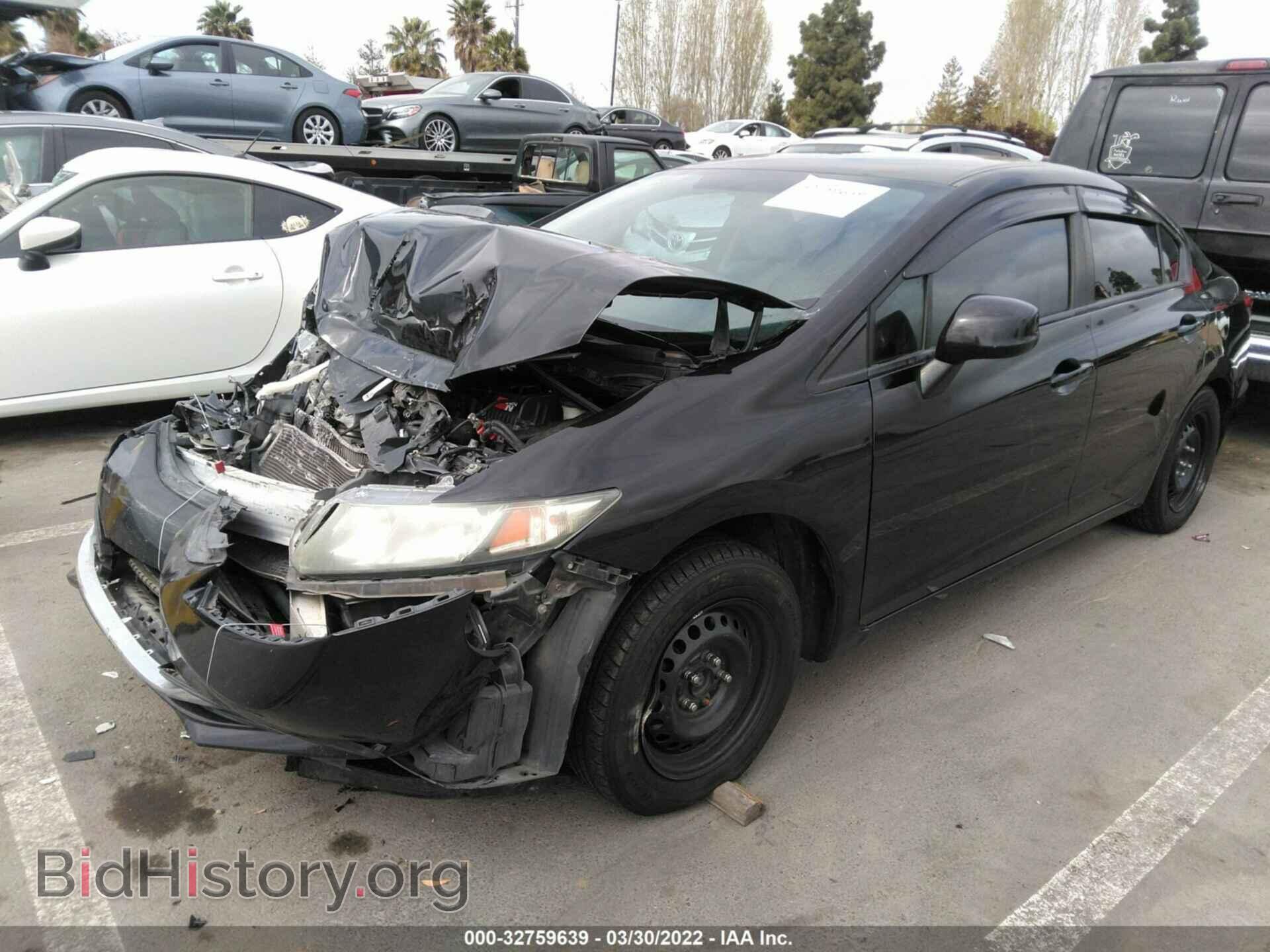 2013 HONDA CIVIC SDN - VIN: 19XFB2F55DE244047 - Фото 2