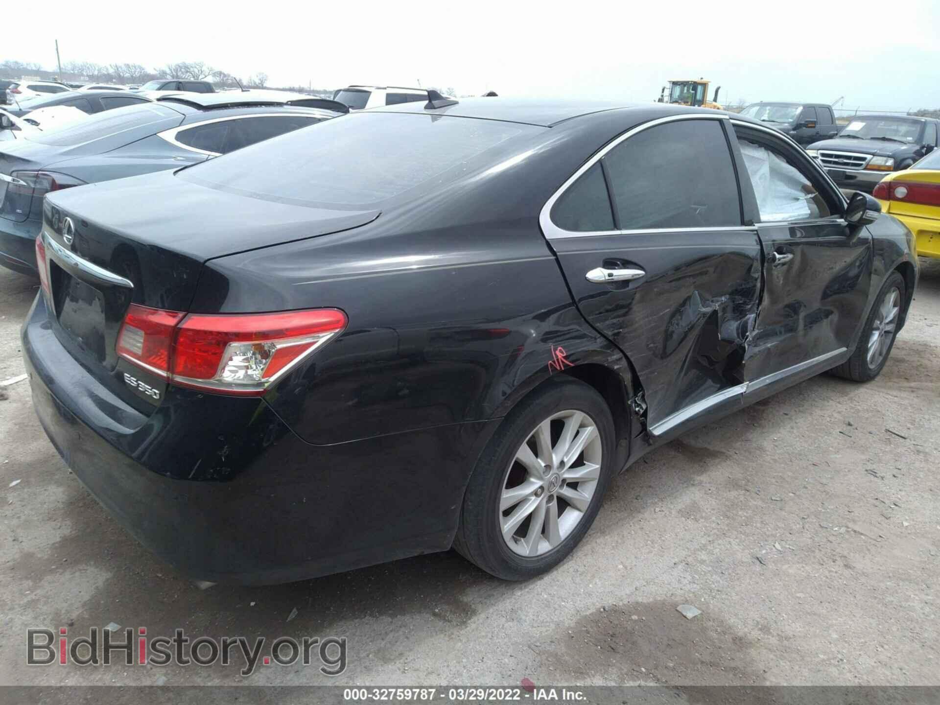 2011 LEXUS ES 350 - VIN: JTHBK1EG5B2428067 - Фото 4