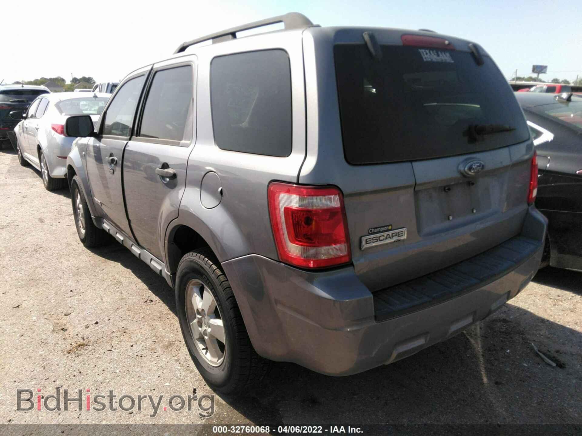 2008 FORD ESCAPE - VIN: 1FMCU03138KB13328 - Фото 3