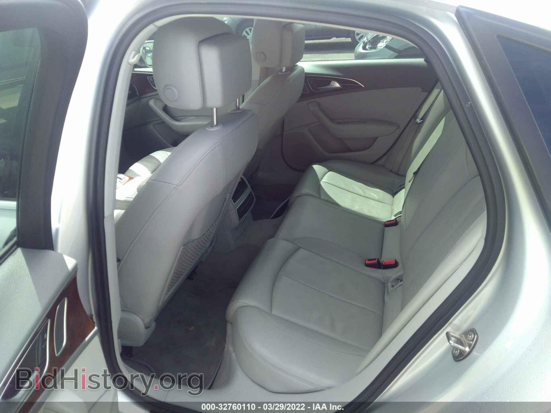 2012 AUDI A6 - VIN: WAUDFAFC3CN113517 - Фото 8