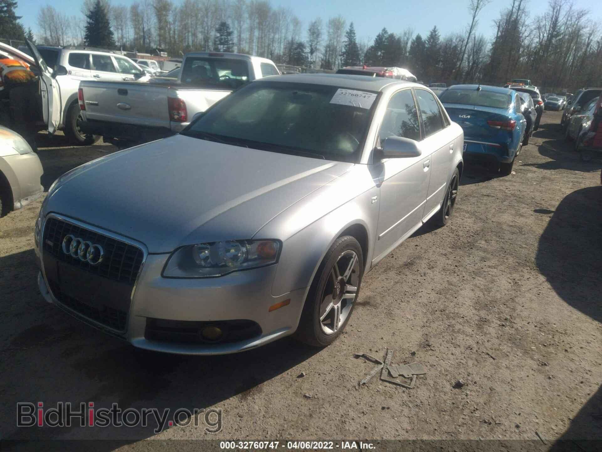 2008 AUDI A4 - VIN: WAUDF78E68A080366 - Фото 2