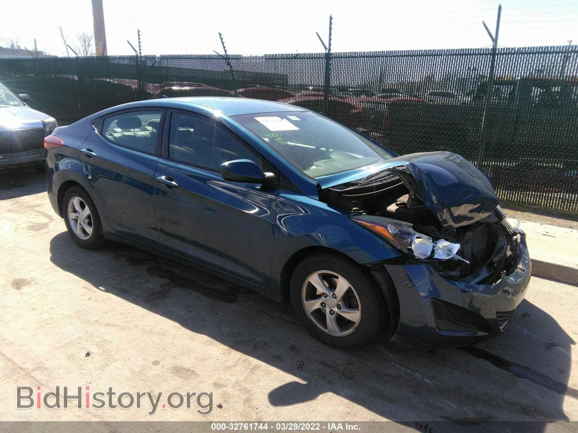 Фотография KMHDH4AE7EU198745 - HYUNDAI ELANTRA 2014