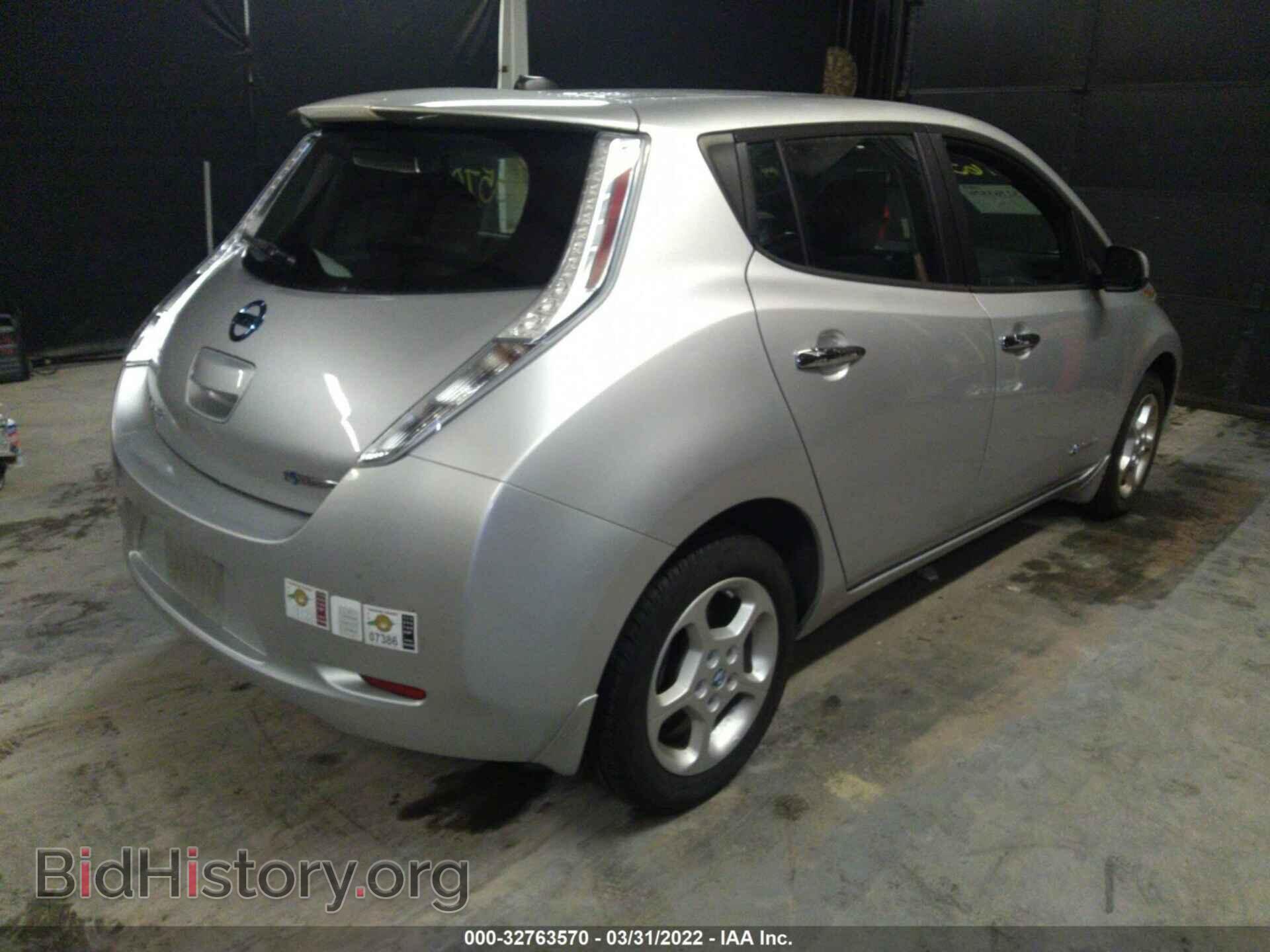 2013 NISSAN LEAF - VIN: 1N4AZ0CP8DC422367 - Фото 4