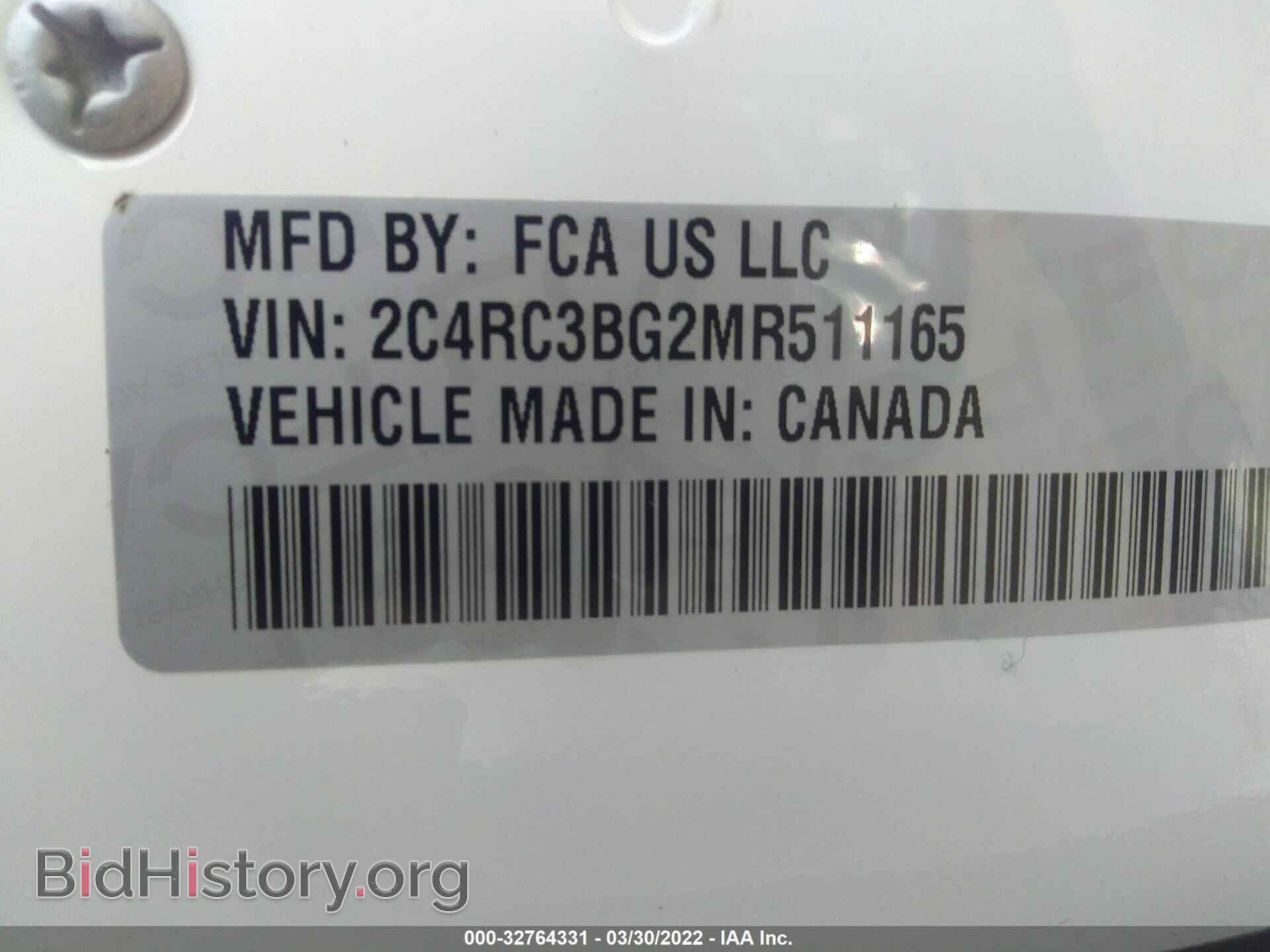 2021 CHRYSLER PACIFICA - VIN: 2C4RC3BG2MR511165 - Photo 9