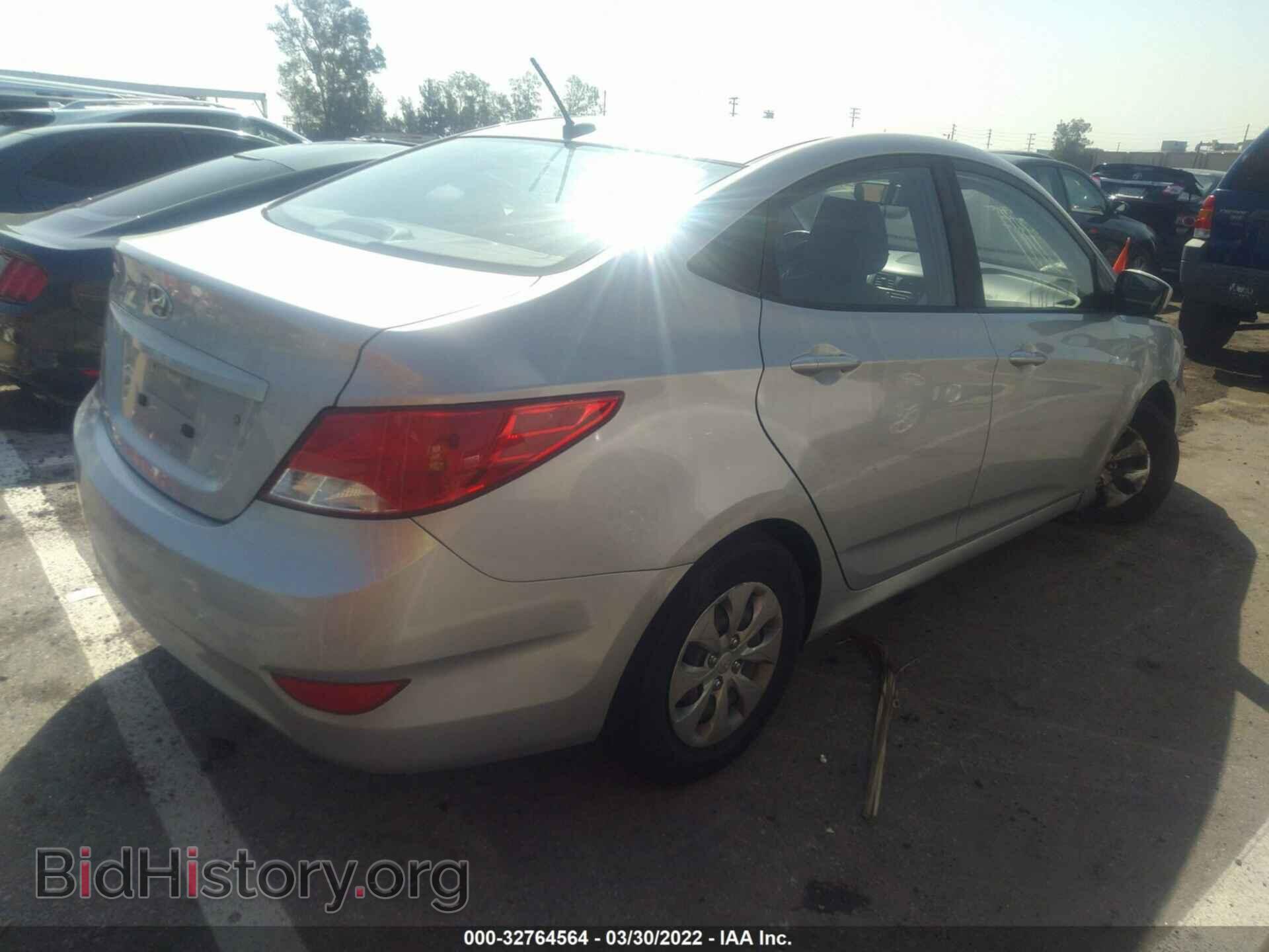 2016 HYUNDAI ACCENT - VIN: KMHCT4AE7GU070549 - Фото 4