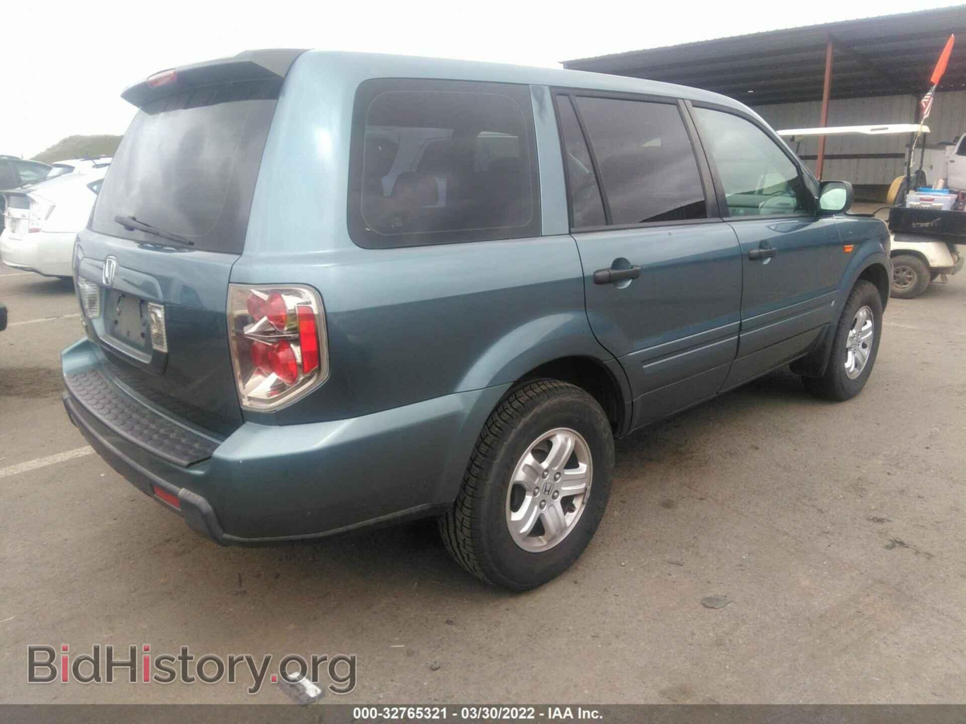 2006 HONDA PILOT - VIN: 5FNYF28186B042517 - Фото 4