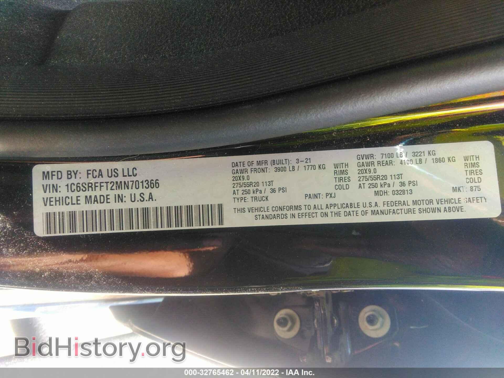 2021 RAM 1500 - VIN: 1C6SRFFT2MN701366 - Photo 9