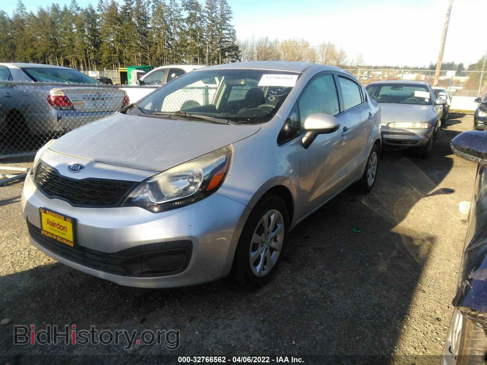 2012 KIA RIO - VIN: KNADM4A37C6071622 - Фото 2