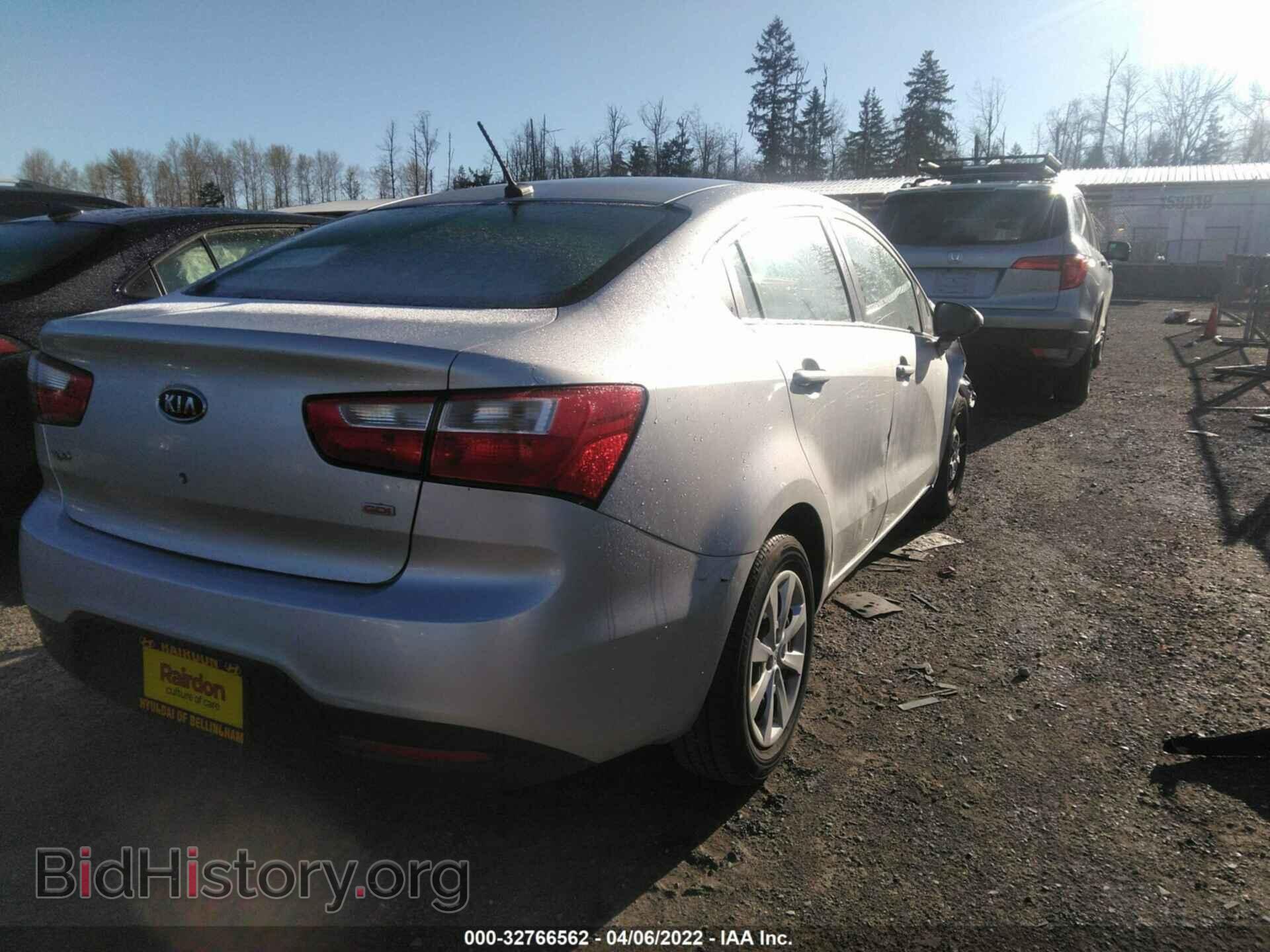 2012 KIA RIO - VIN: KNADM4A37C6071622 - Фото 4