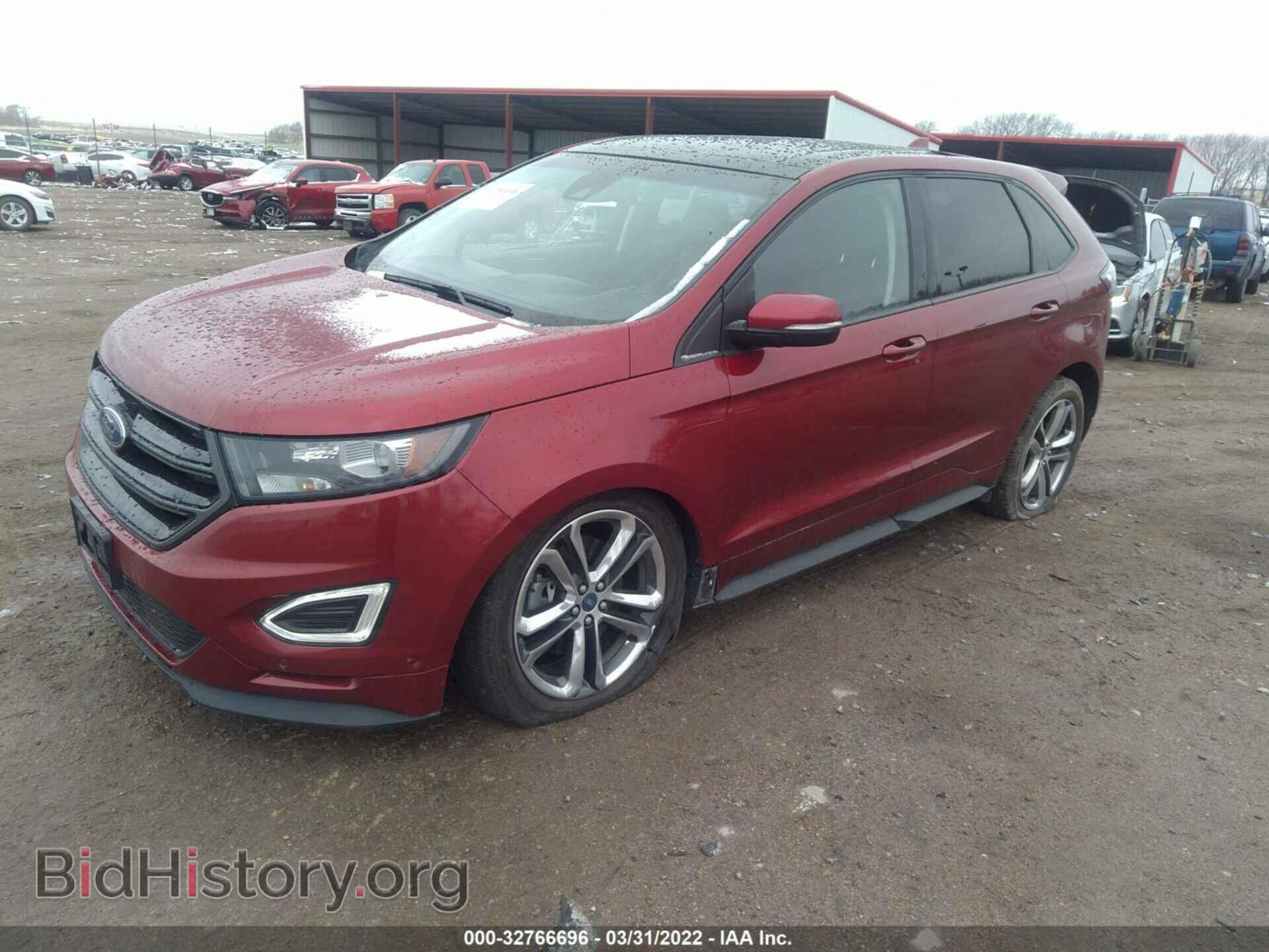 2015 FORD EDGE - VIN: 2FMTK4AP2FBB92101 - Фото 2