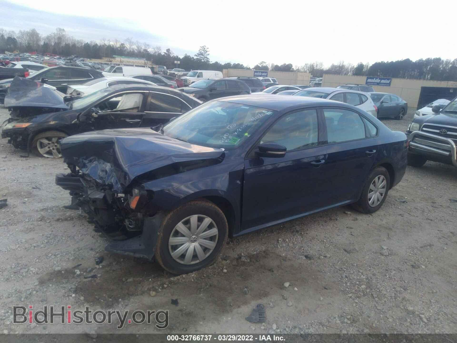 2013 VOLKSWAGEN PASSAT - VIN: 1VWAP7A31DC008353 - Фото 2