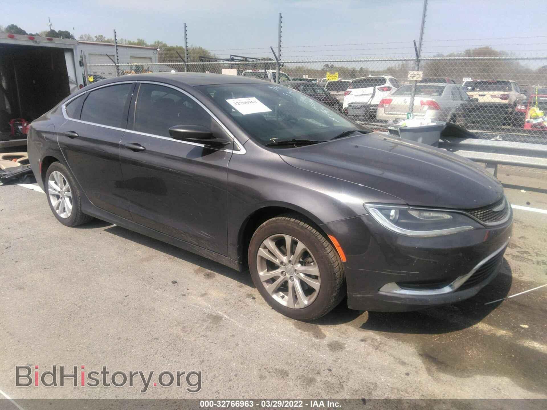 Фотография 1C3CCCAB6GN114026 - CHRYSLER 200 2016