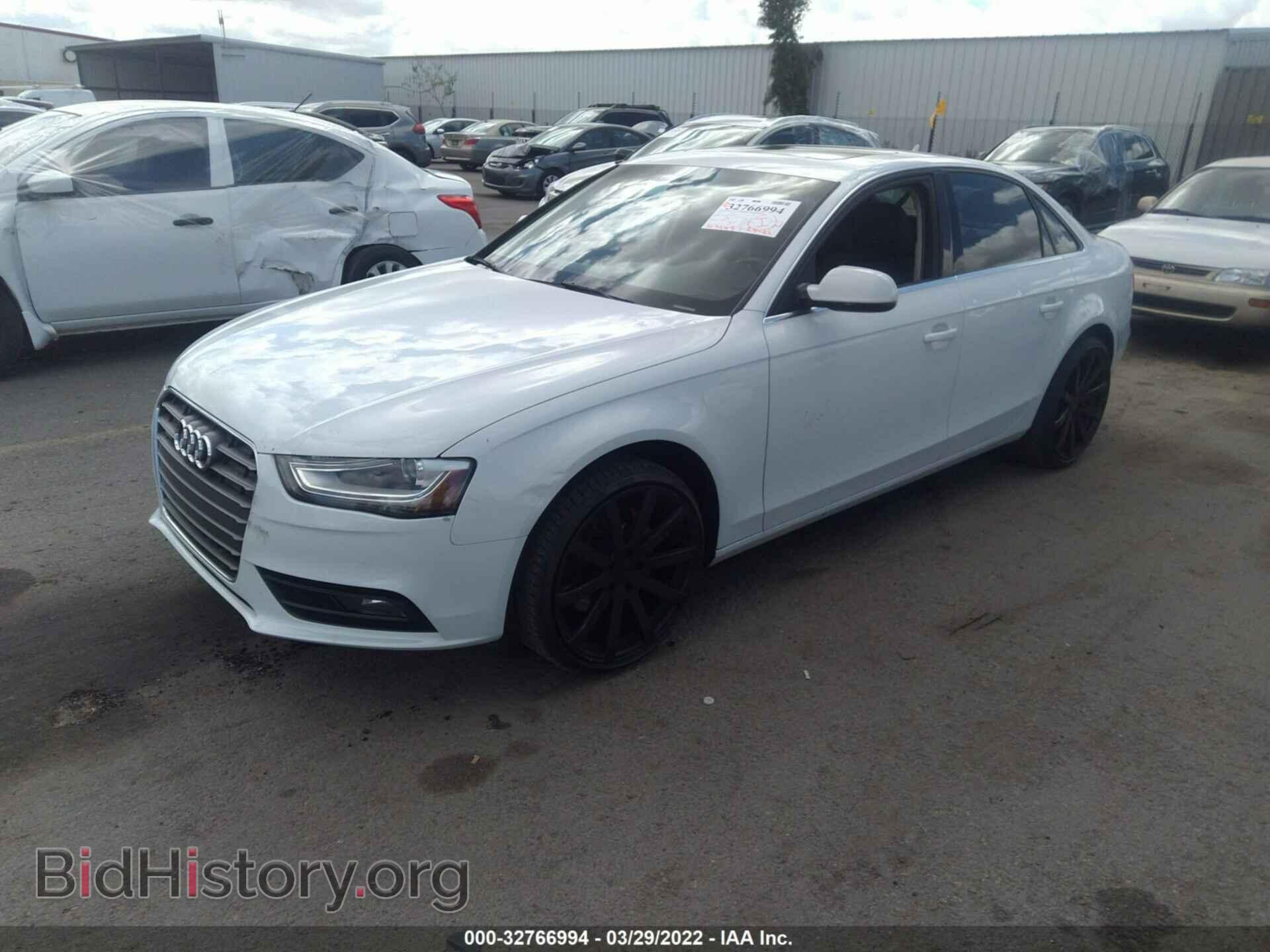 2013 AUDI A4 - VIN: WAUFFAFL3DN038263 - Photo 2