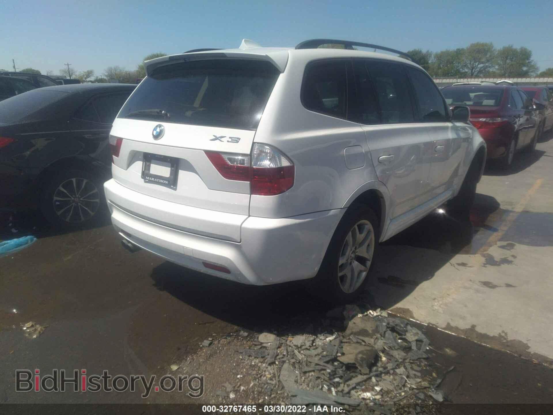 2007 BMW X3 - VIN: WBXPC93497WF00857 - Фото 4