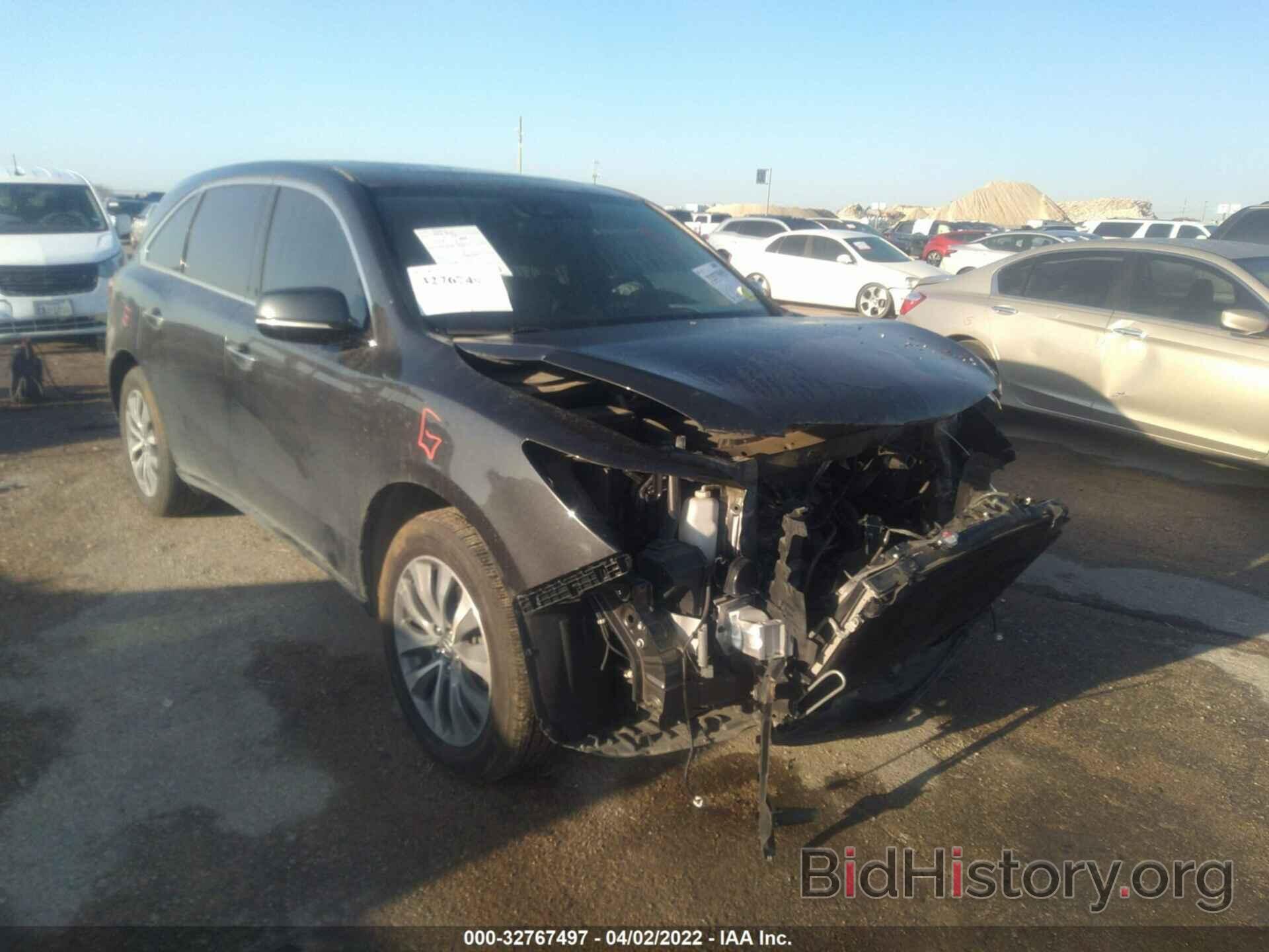 Photo 5FRYD3H45GB005334 - ACURA MDX 2016