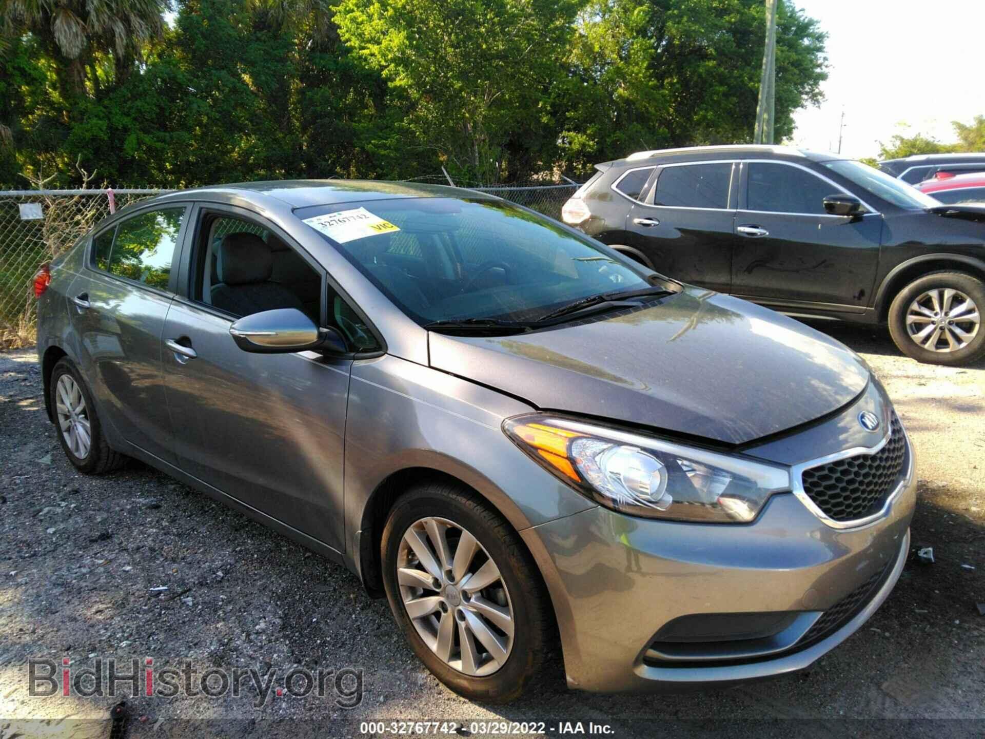 Photo KNAFX4A60G5568713 - KIA FORTE 2016