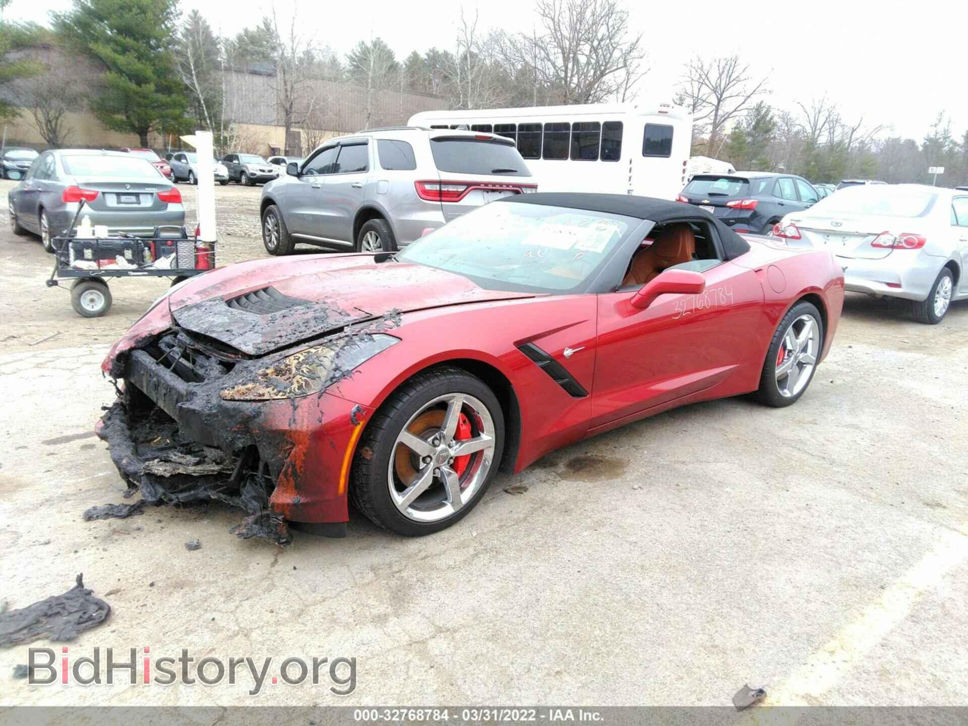 2014 CHEVROLET CORVETTE STINGRAY - VIN: 1G1YF3D73E5121005 - Фото 2