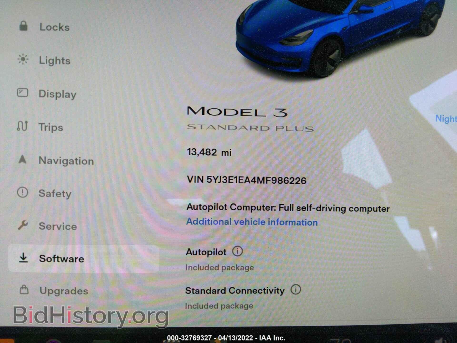 2021 TESLA MODEL 3 - VIN: 5YJ3E1EA4MF986226 - Фото 7