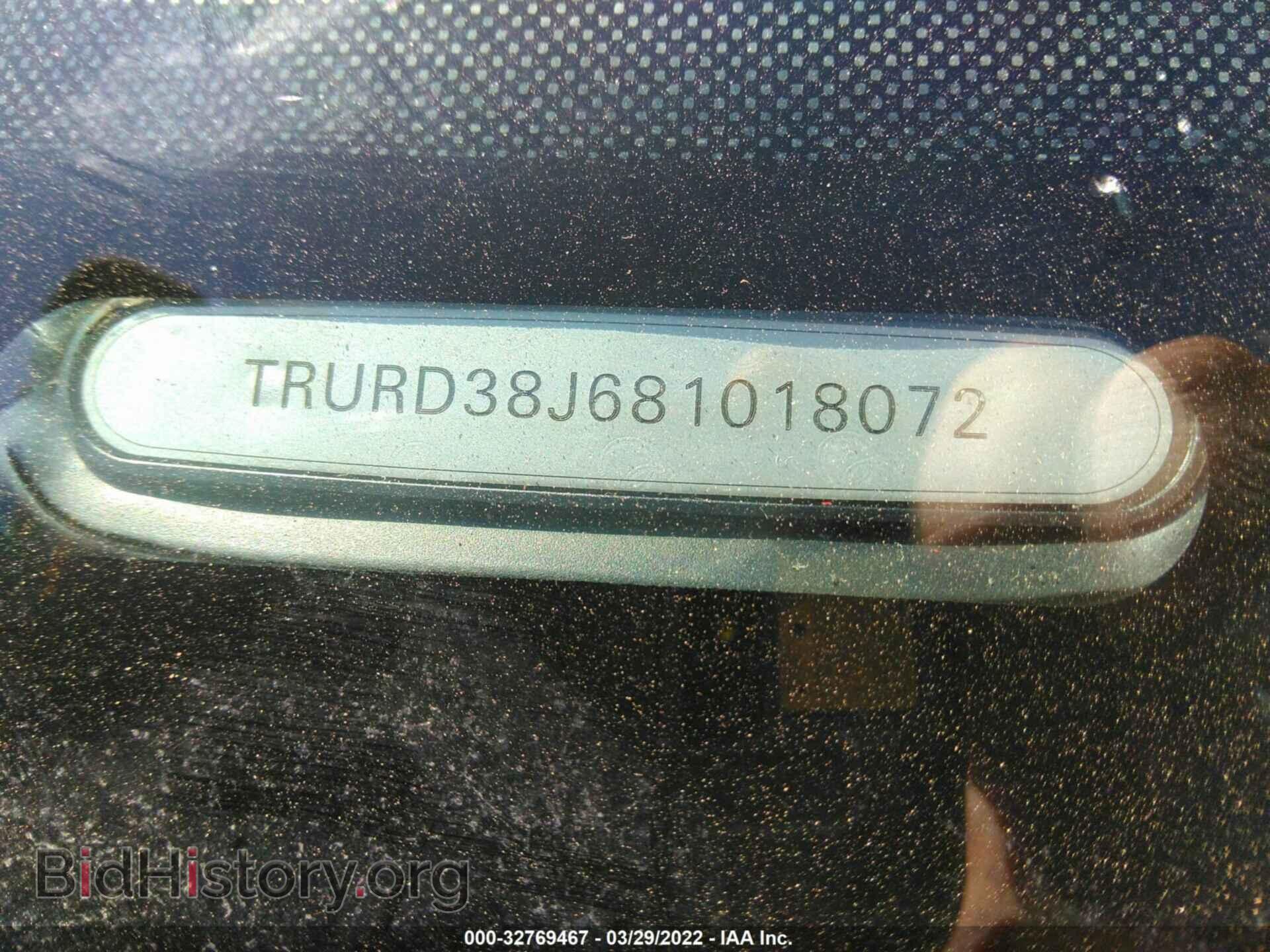 2008 AUDI TT - VIN: TRURD38J681018072 - Photo 9