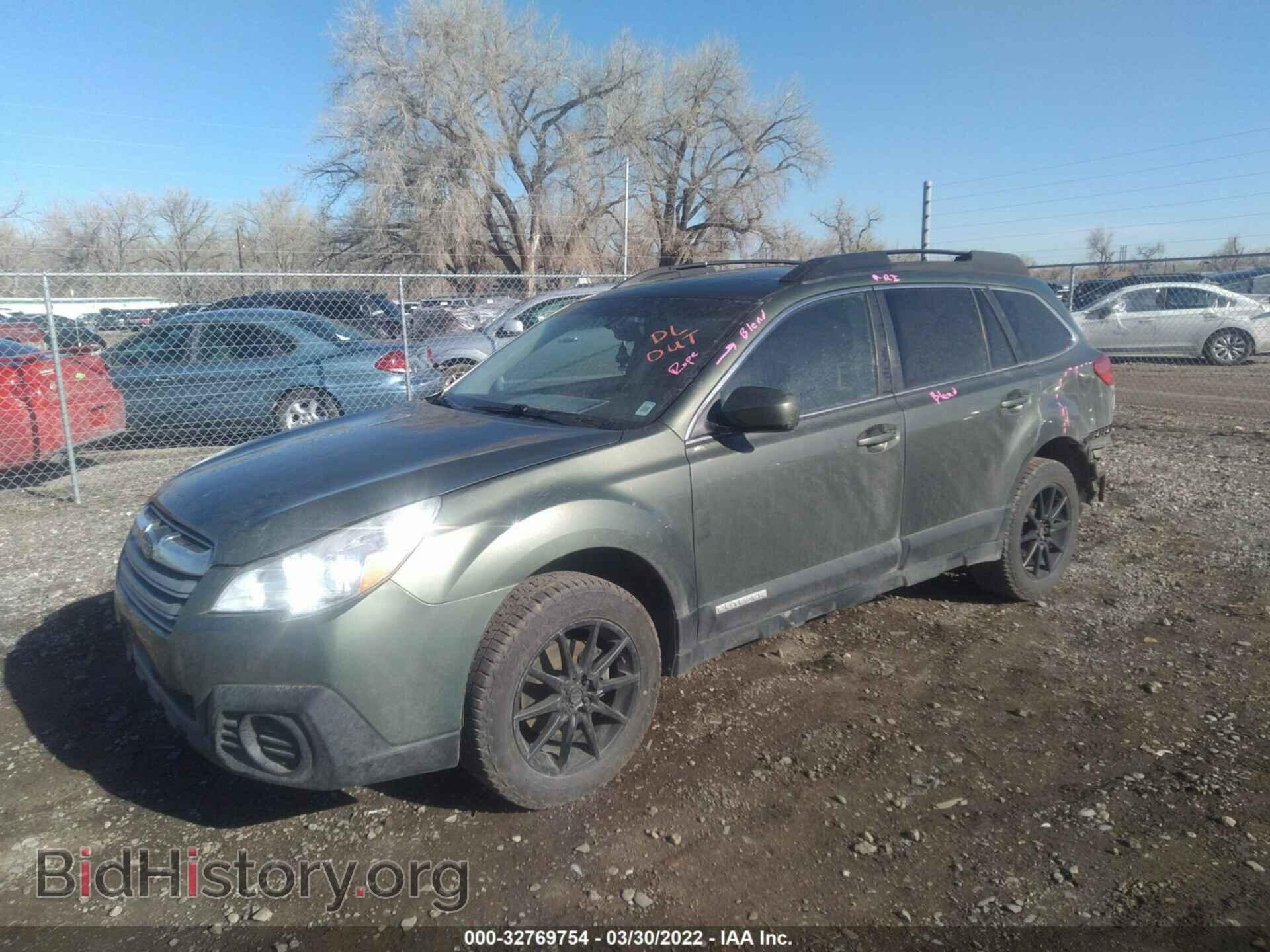 2013 SUBARU OUTBACK - VIN: 4S4BRBLC9D3219555 - Фото 2