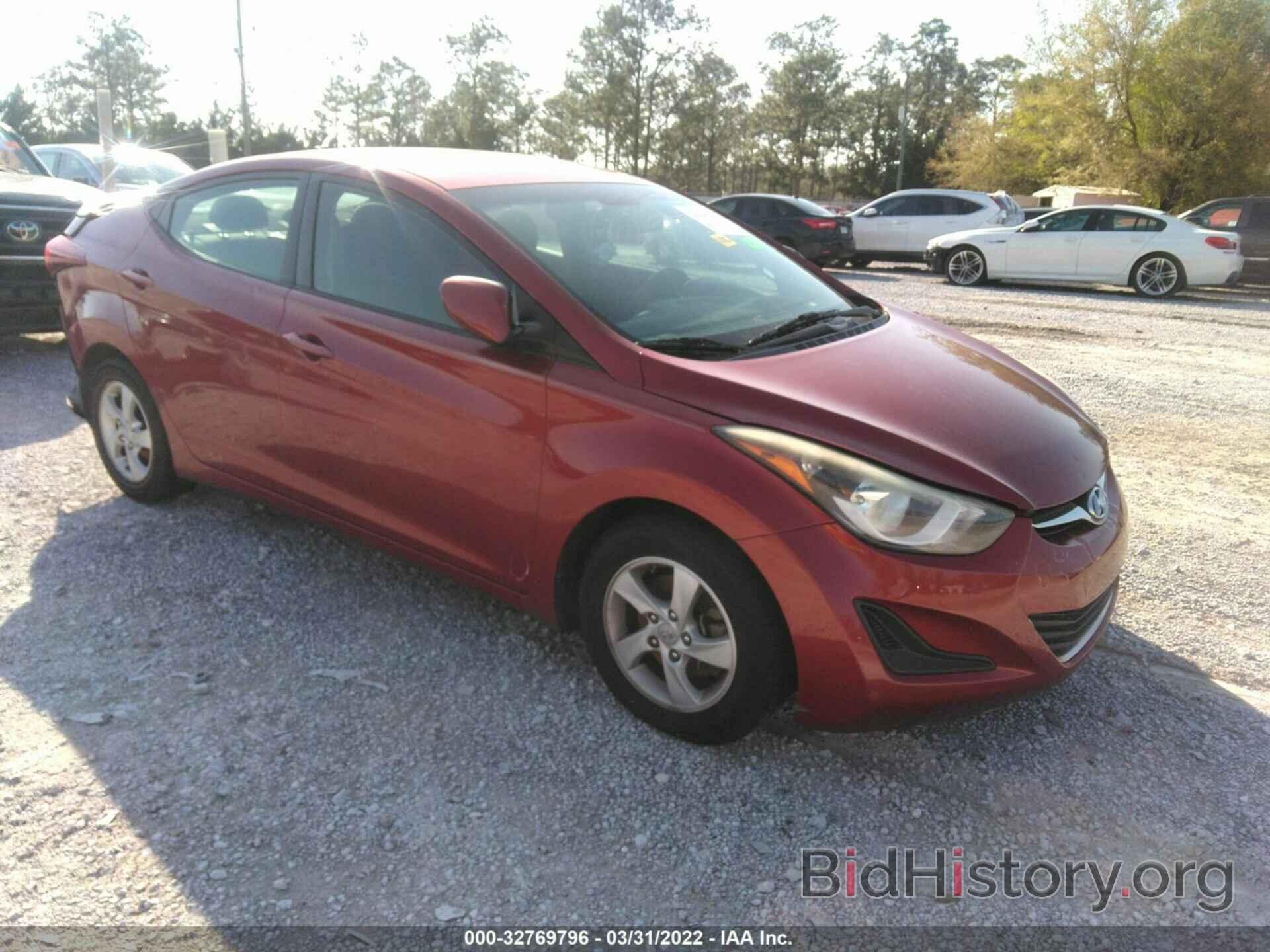 Photo 5NPDH4AE7FH582251 - HYUNDAI ELANTRA 2015