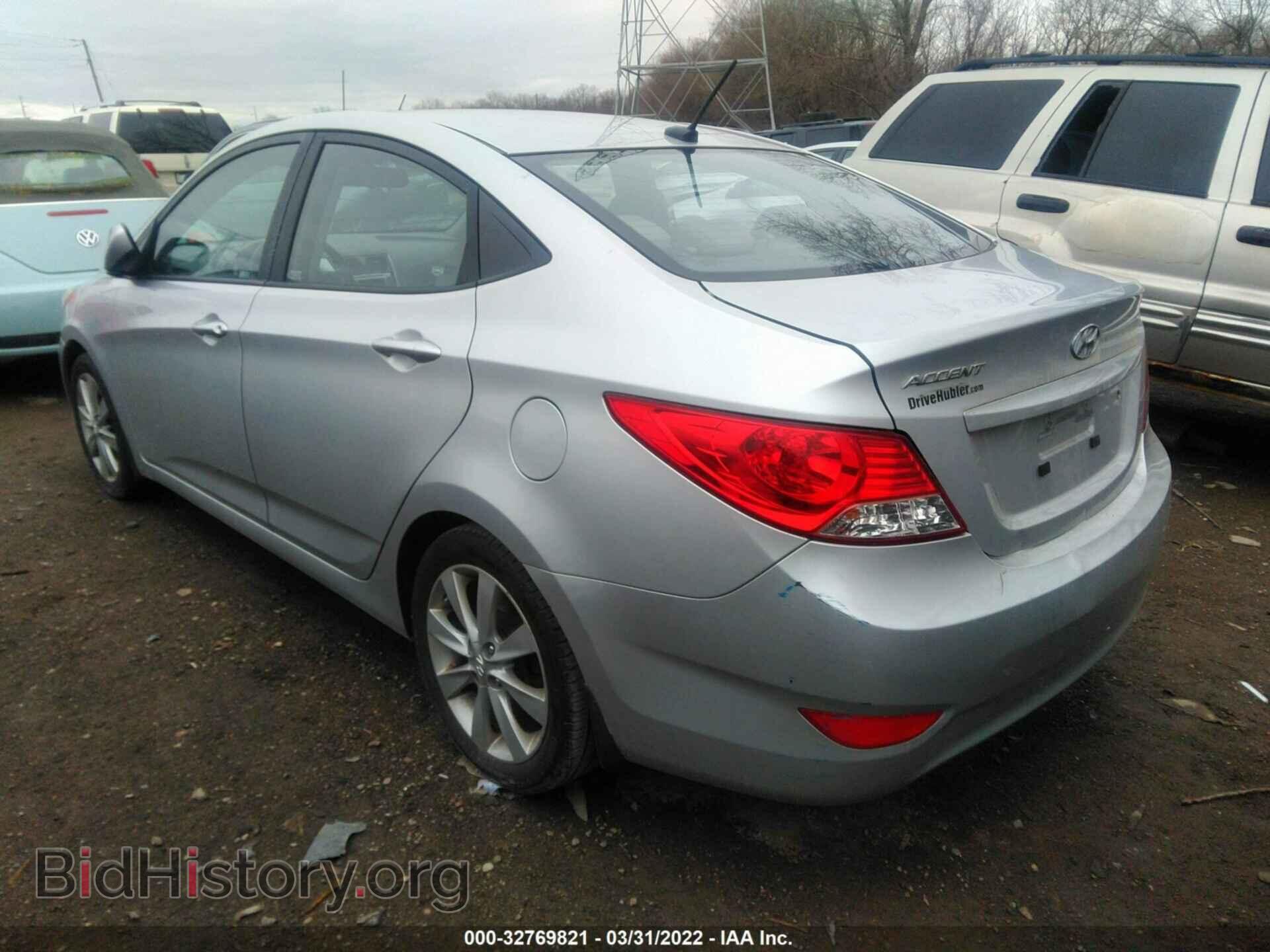 2012 HYUNDAI ACCENT - VIN: KMHCU4AE4CU166145 - Фото 3