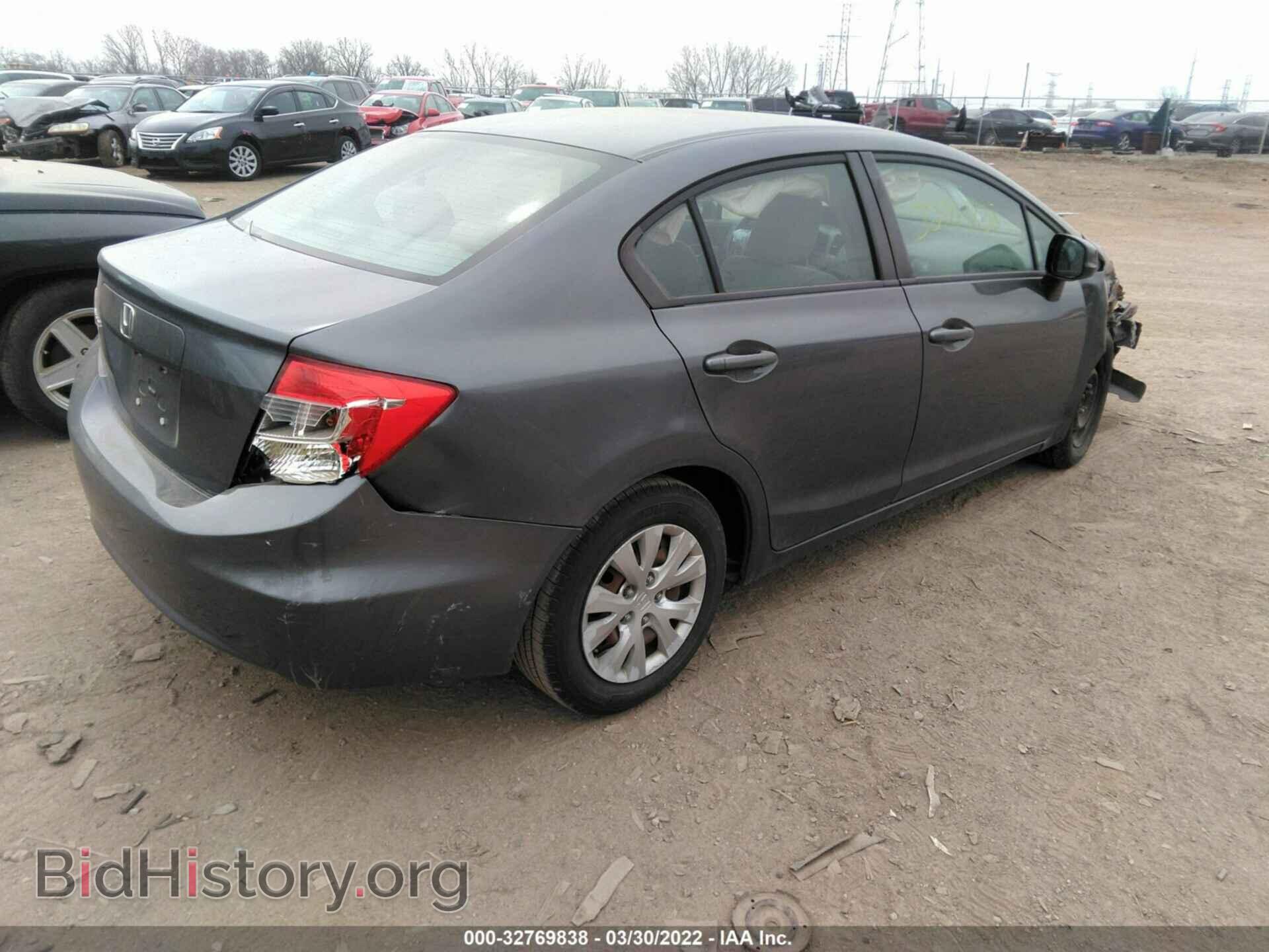 2012 HONDA CIVIC SDN - VIN: 19XFB2F55CE026317 - Фото 4