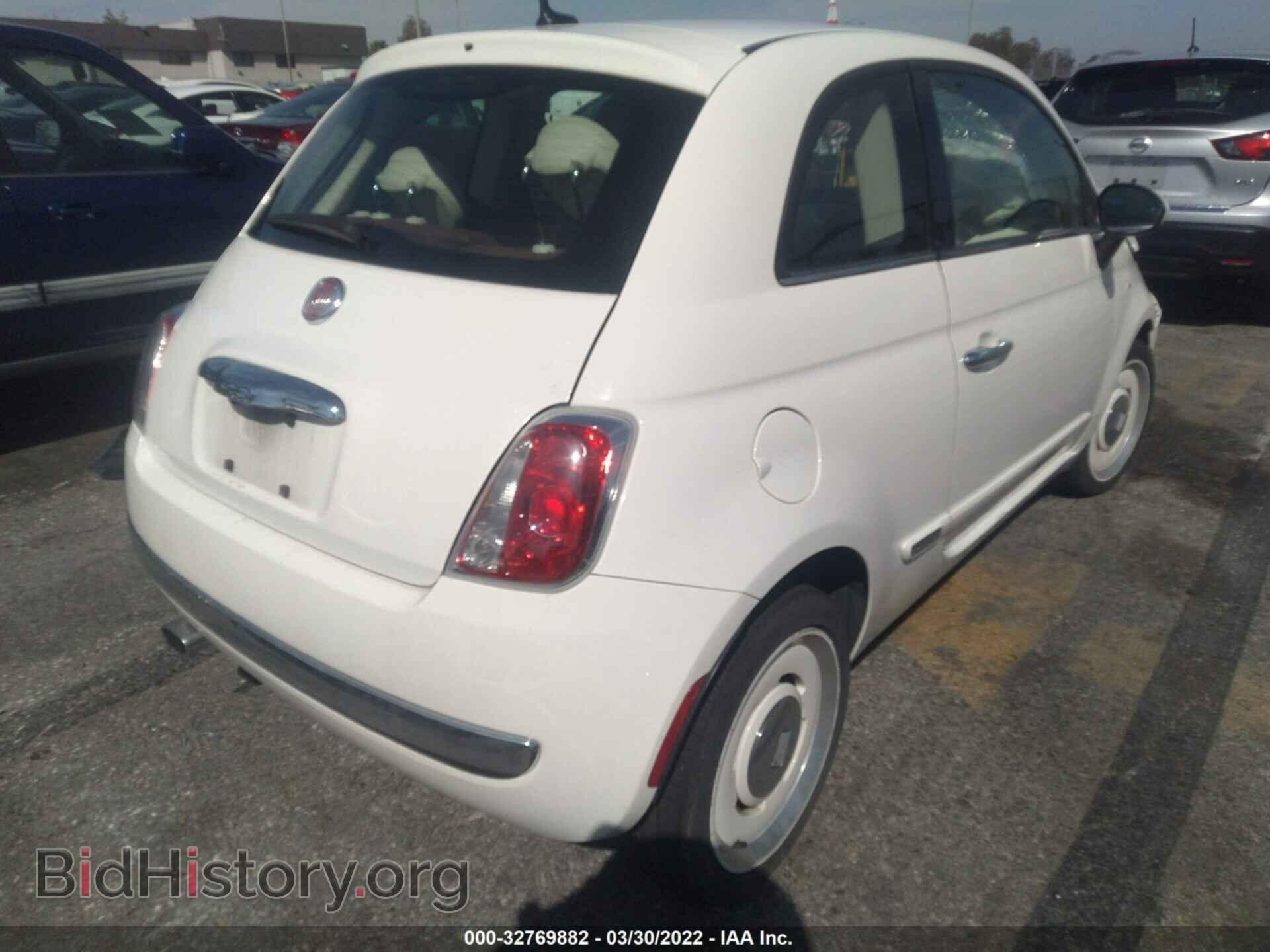 2015 FIAT 500 - VIN: 3C3CFFCR6FT528263 - Фото 4